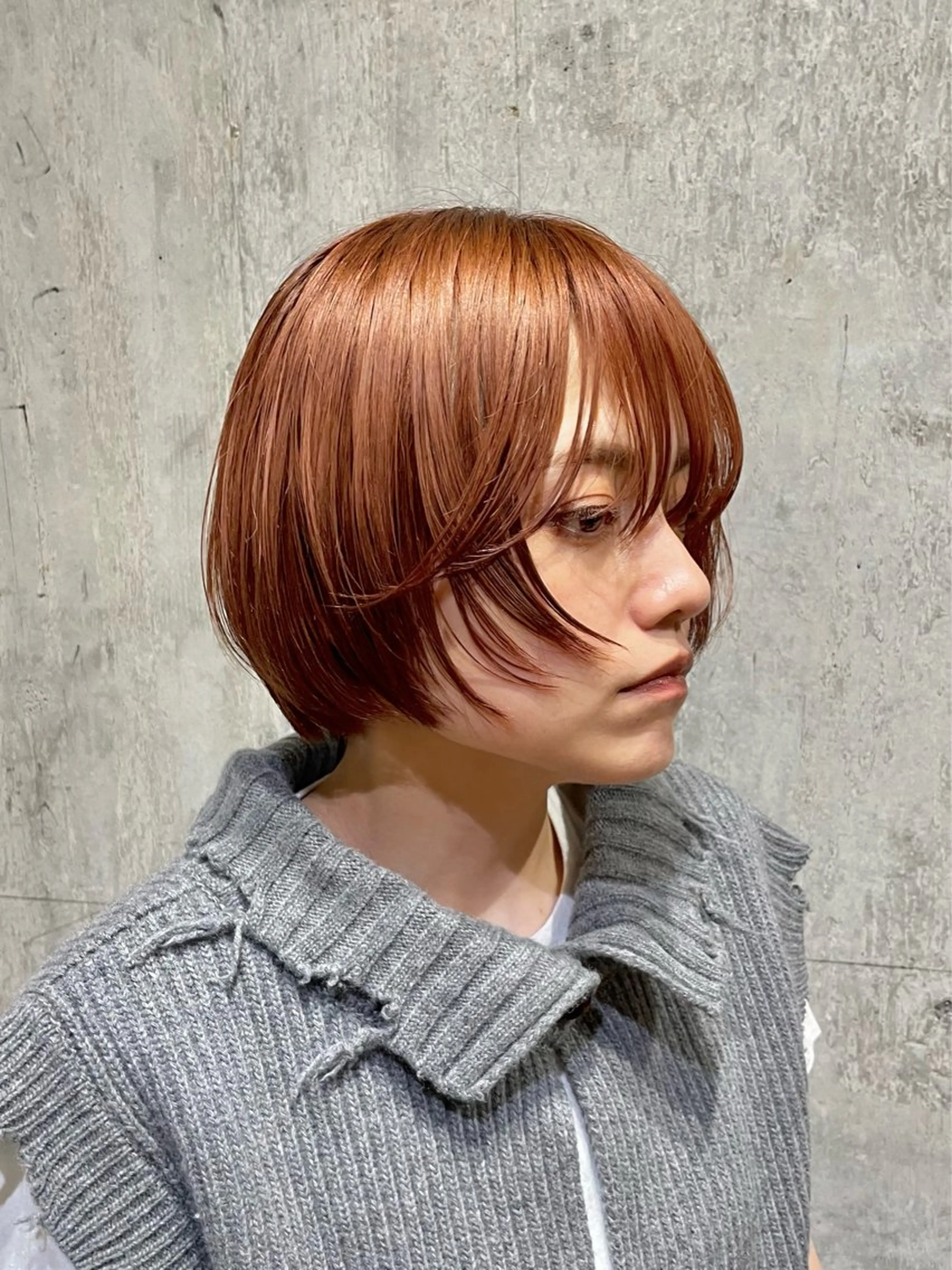 ショート カラー 🪞きら艶ロング カラー🩶 azuのヘアスタイル