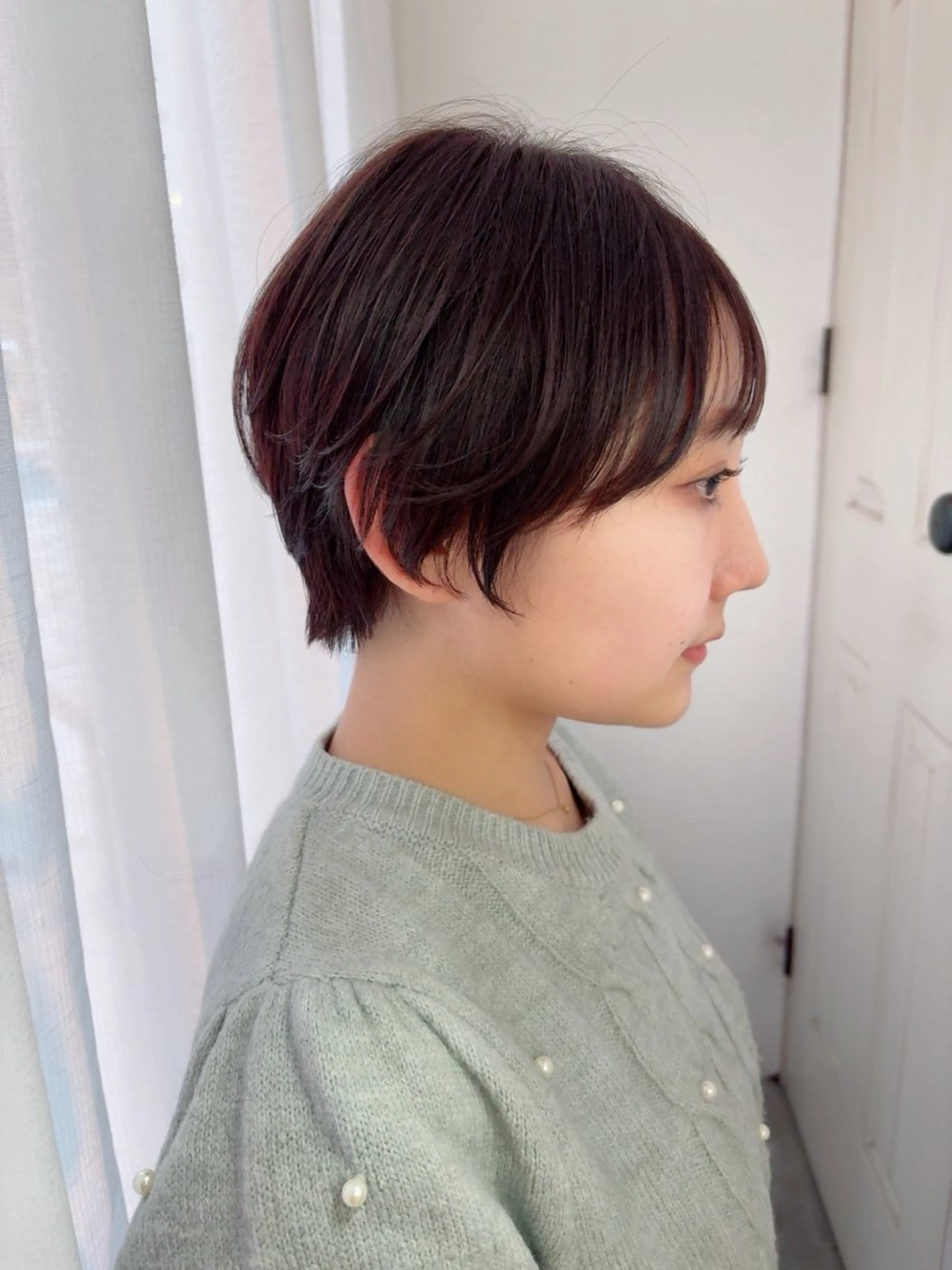 ショート ショートヘア カット ヘアカラー fio マナミのヘアスタイル