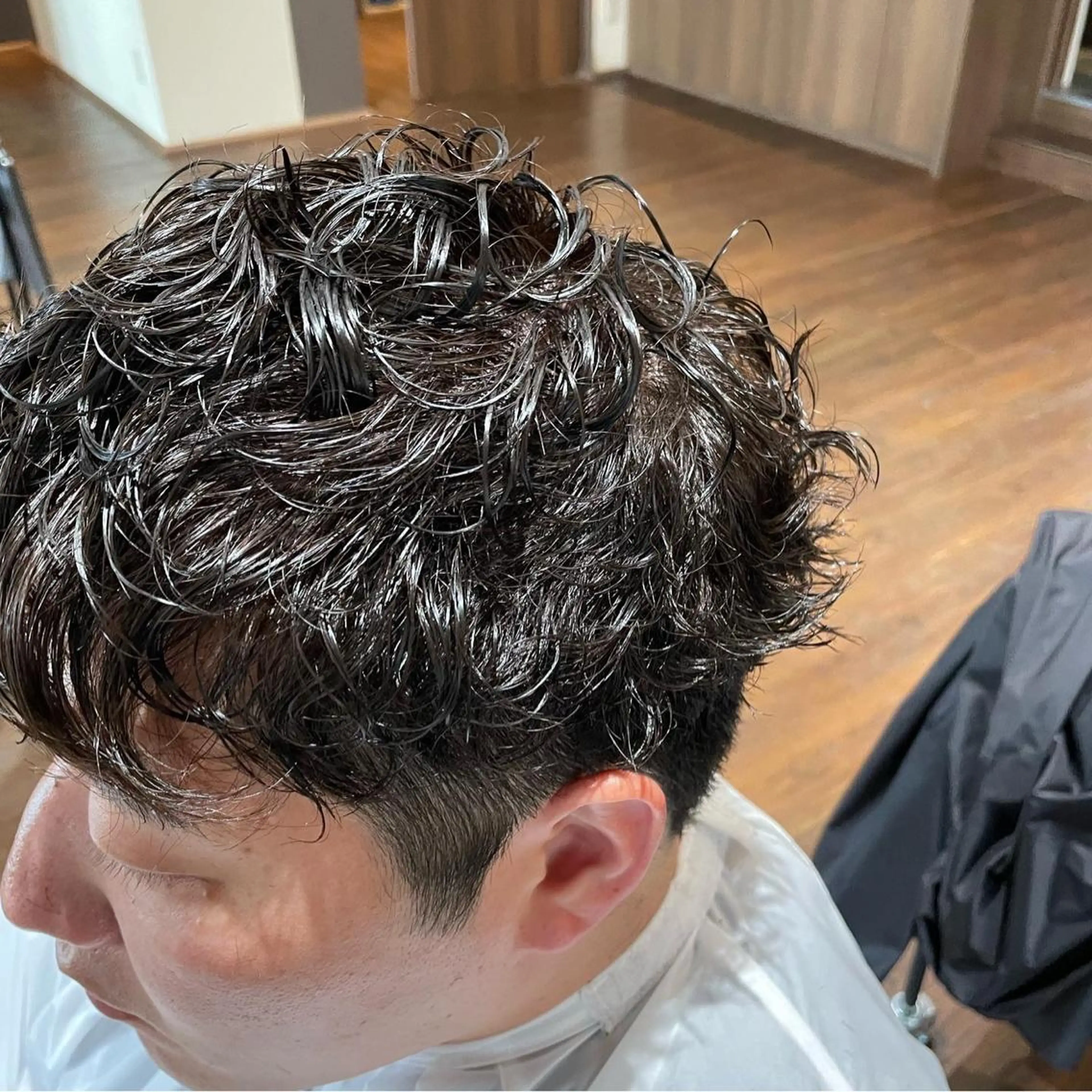 ショート パーマ メンズ メンズパーマ 杉山 拓矢のヘアスタイル