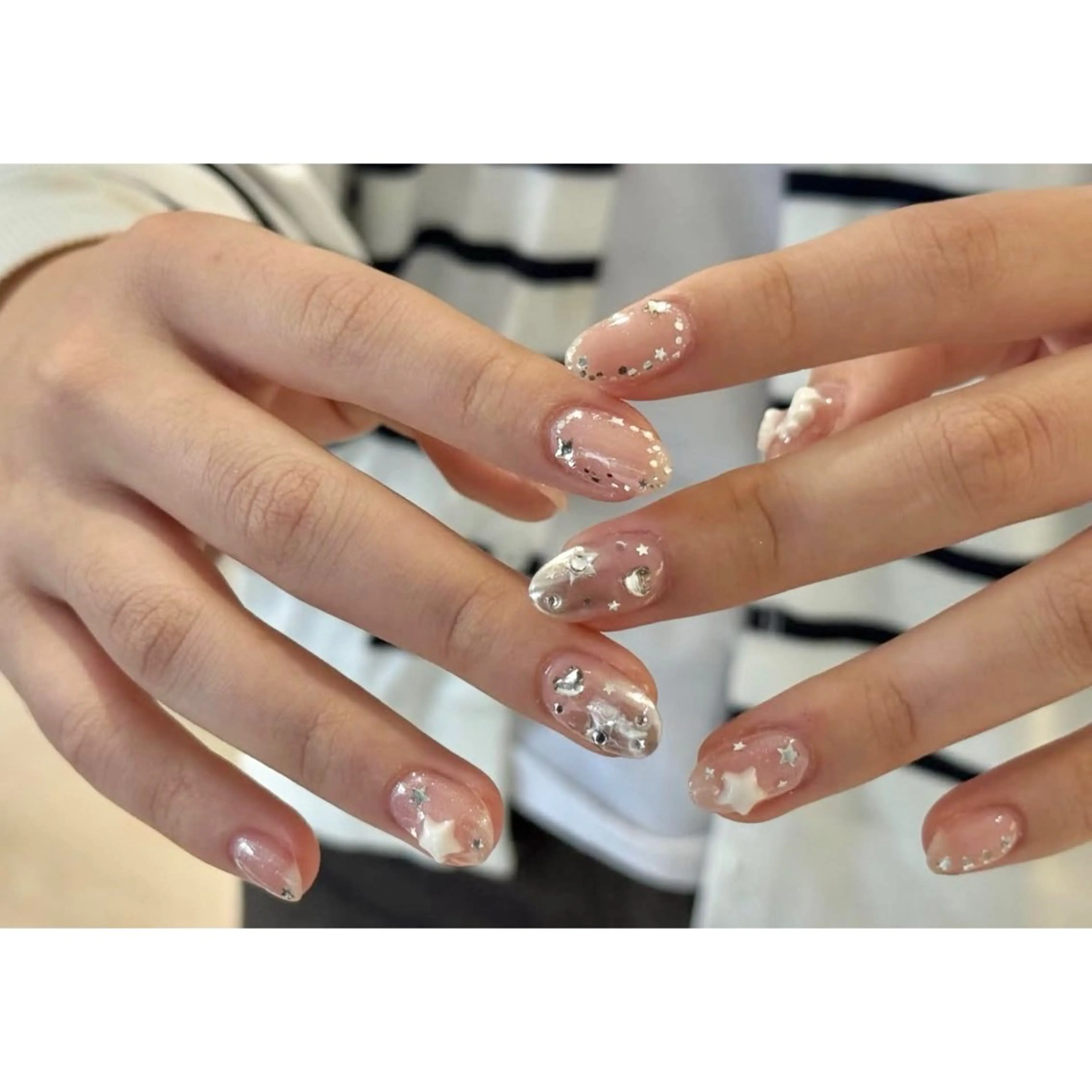 ネイル ハンドネイル ⏦Little 𐙚 Nail⏦のネイルデザイン