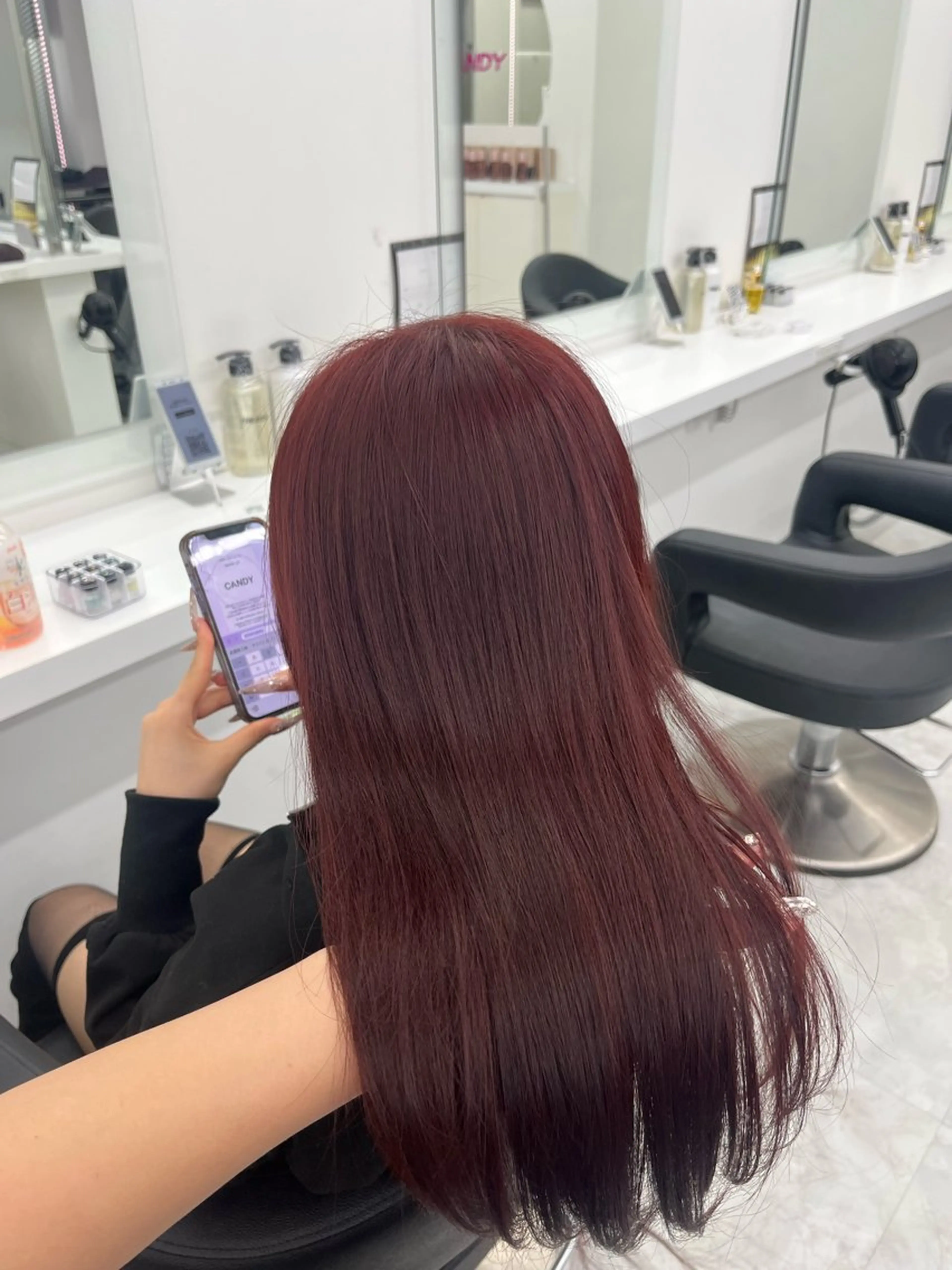 カラー ヘアカラー トリートメント ヘッドスパ ヘアセット 🍒暖色ダブルカラー /FUKA🍒のヘアスタイル