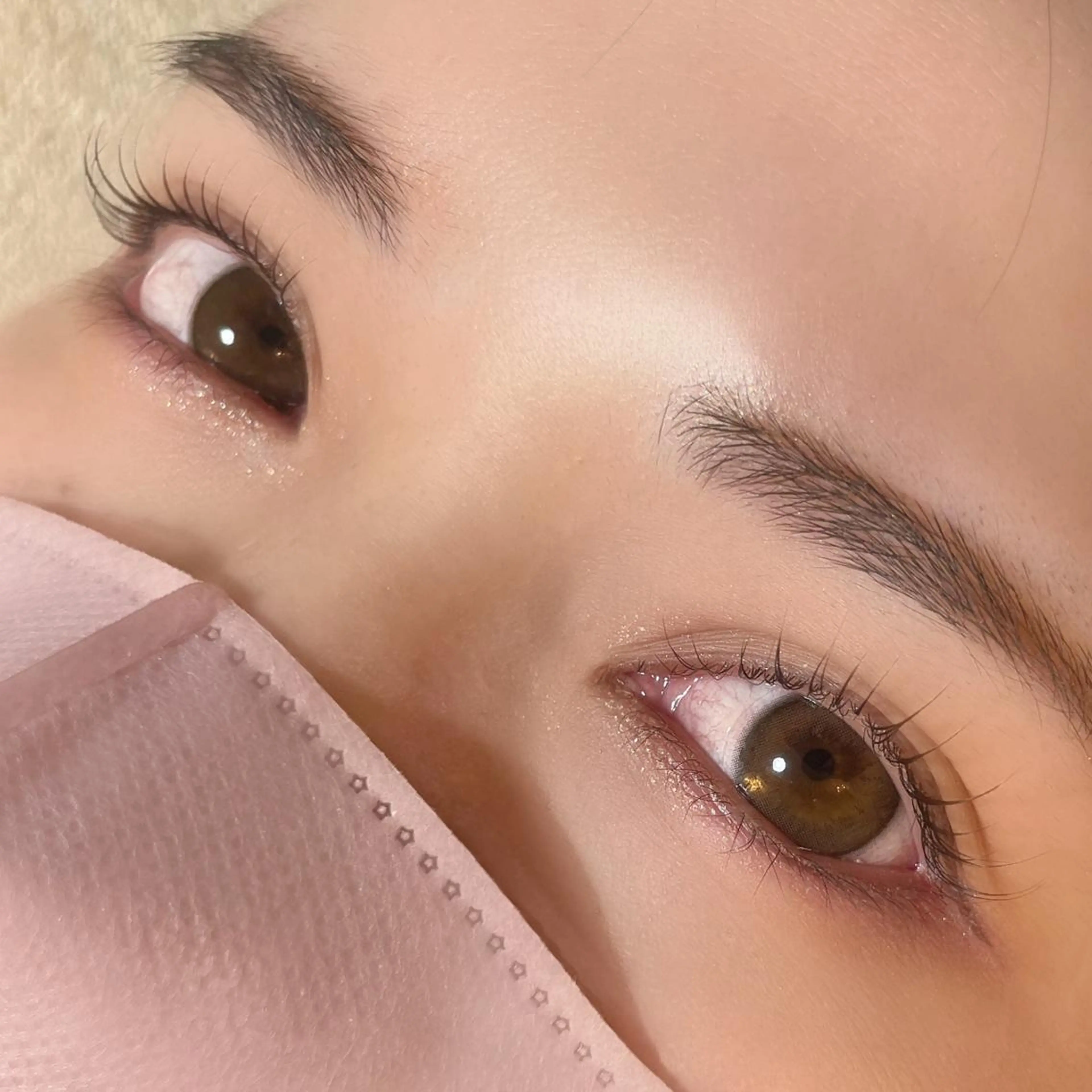 マツエク・マツパ 一重×まつ毛パーマ Classy: Mizukiのネイルデザイン