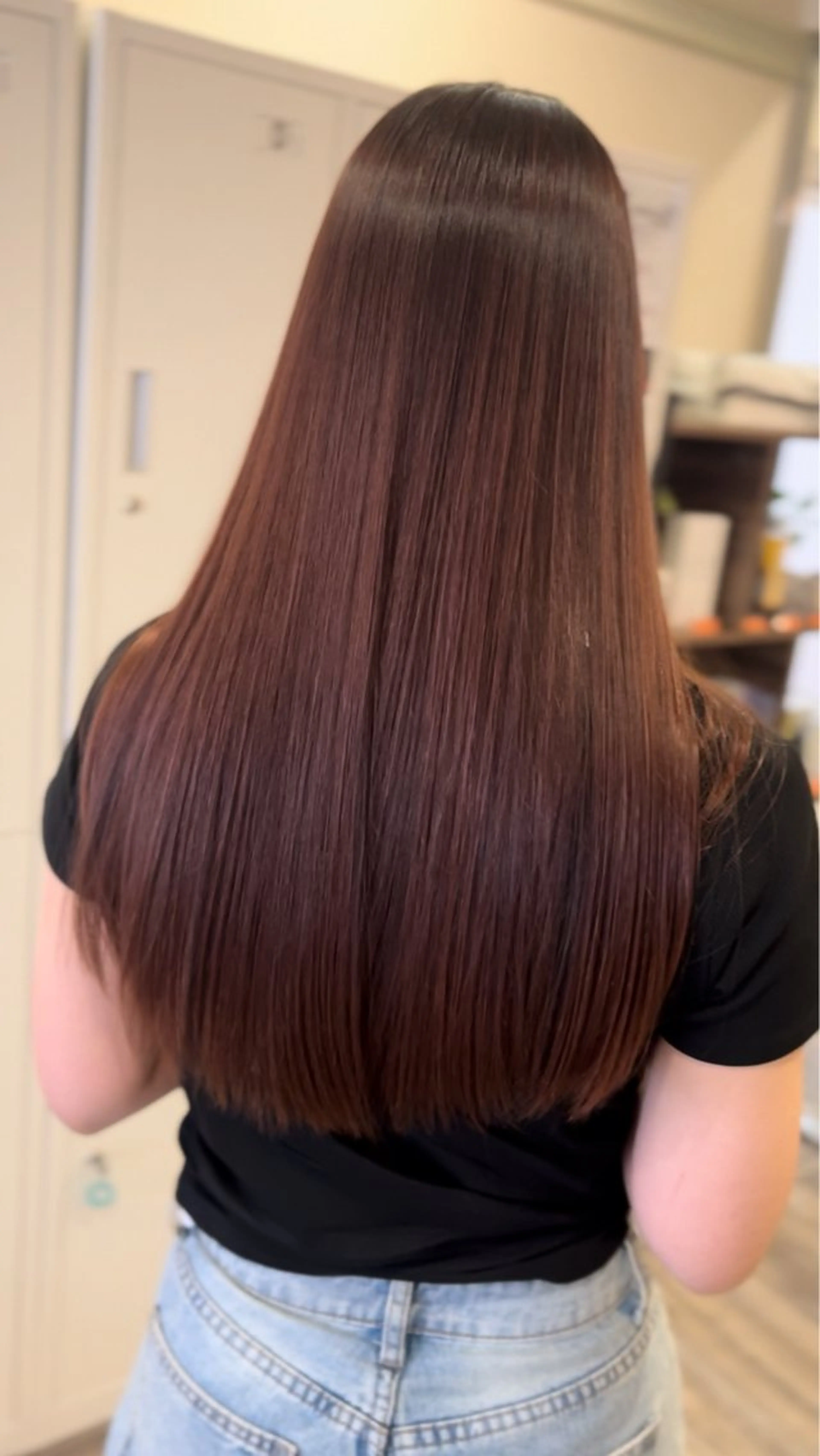 ロング 【大名】縮毛矯正特化 履歴が複雑ok／金城のヘアスタイル