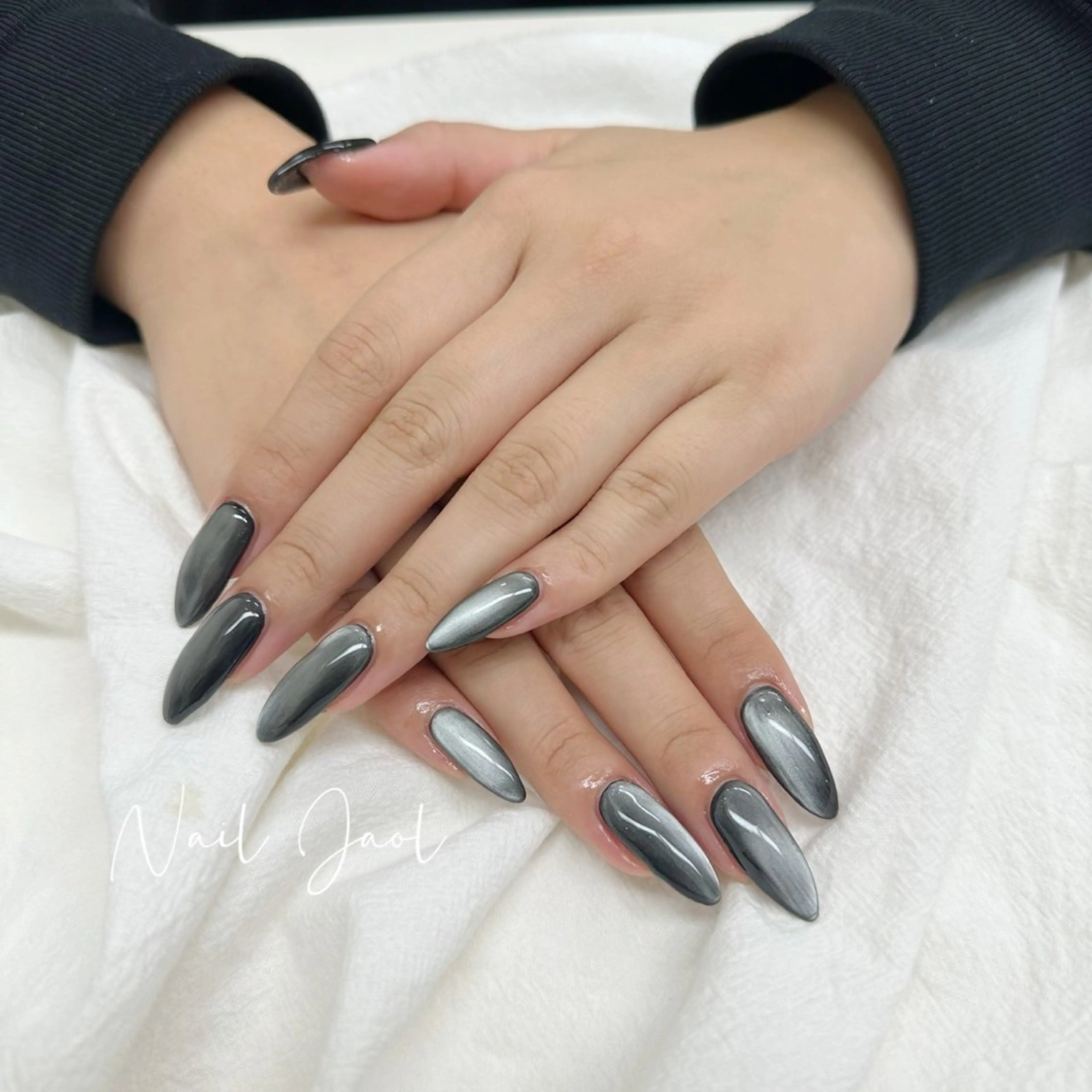 ロング 韓国風ヘア ハンドネイル nail jaol池袋店所属・ネイルJaol 池袋のネイルデザイン