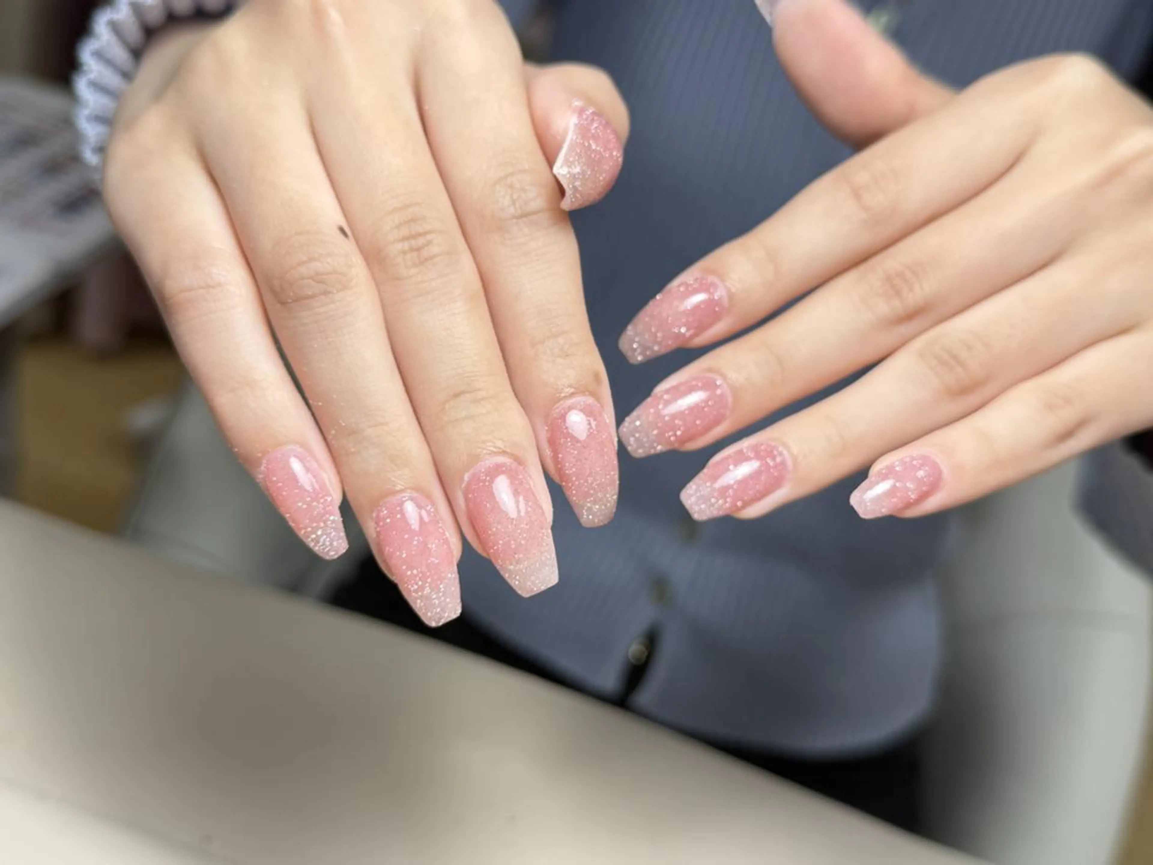 ショート ハンドネイル 長さだし専門 Moominのネイルデザイン