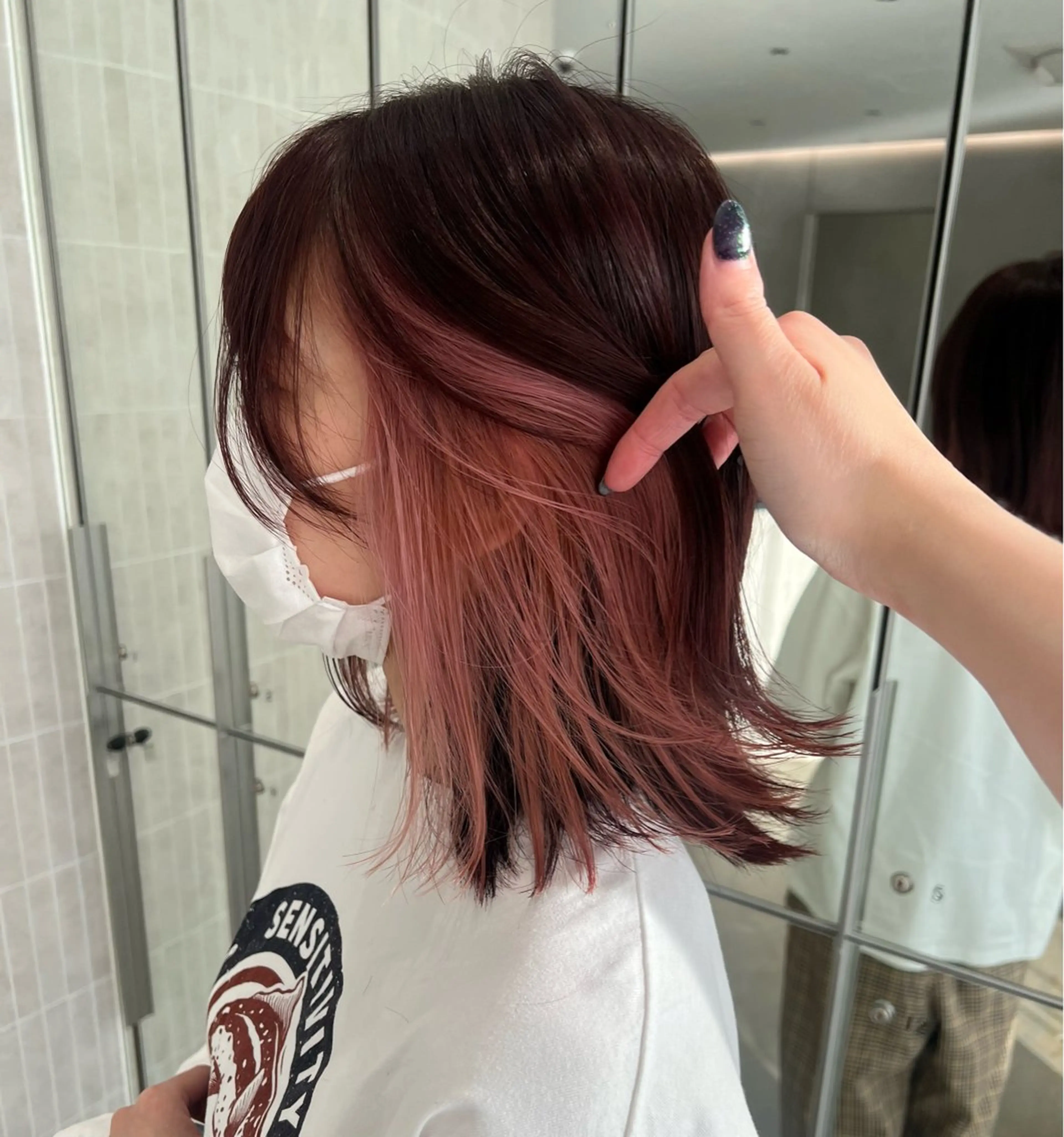 ミディアム 🌼myu🌼 🌷縮毛矯正/ツヤ髪のヘアスタイル