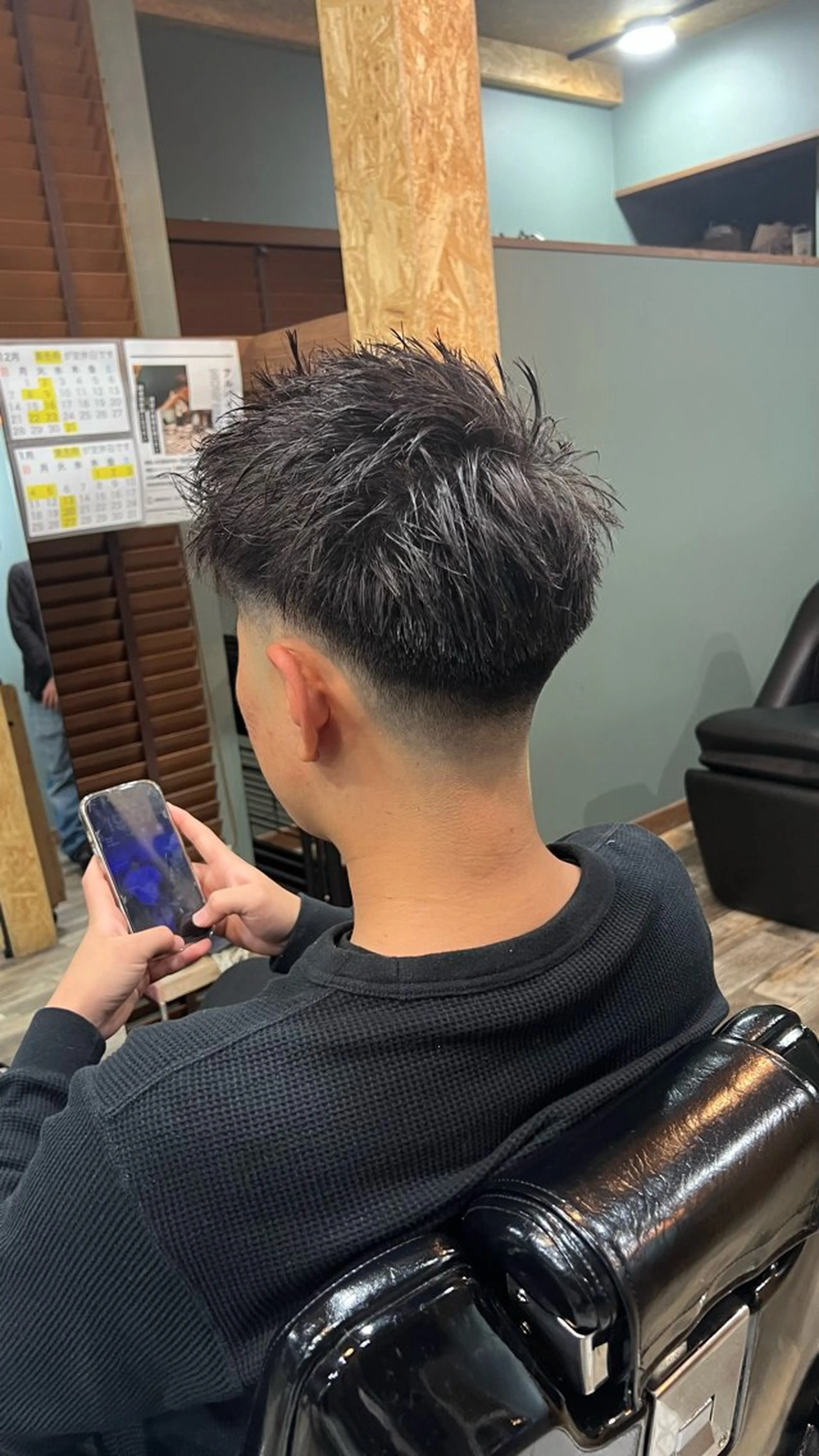 ショート メンズ 荻沼 快のヘアスタイル