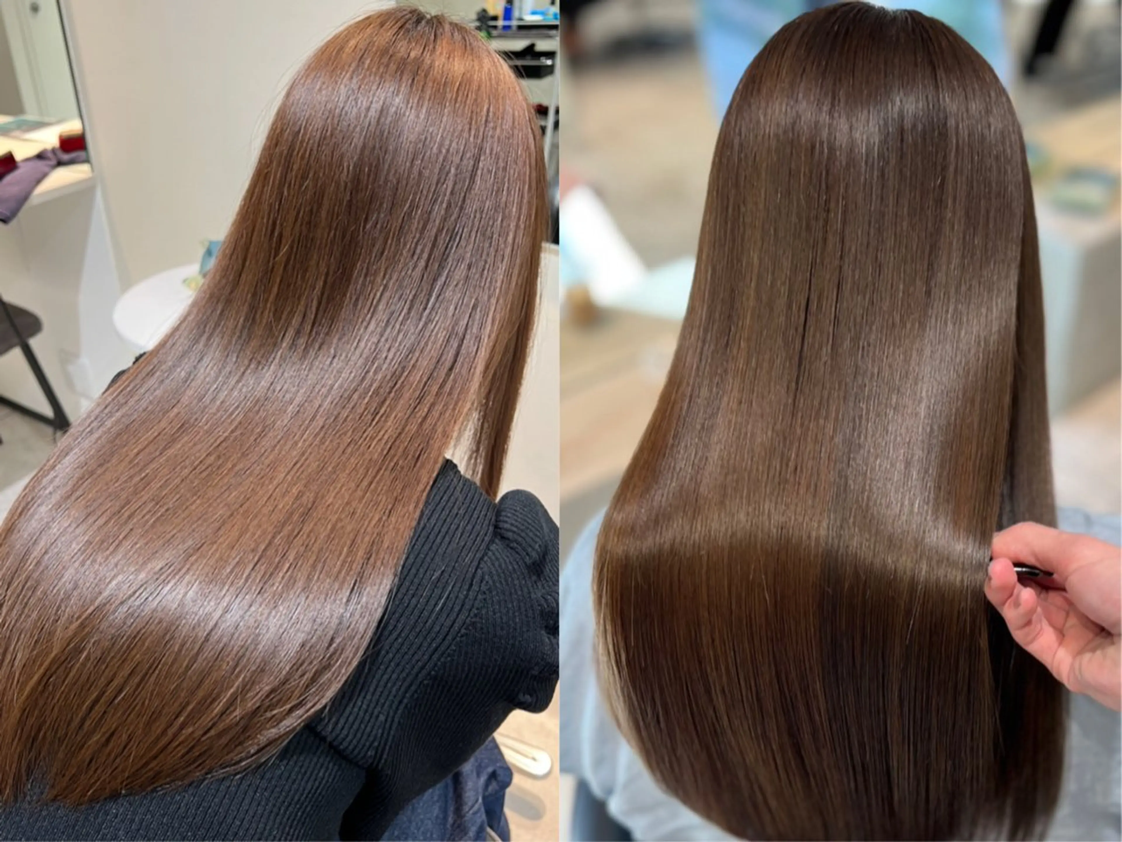《人気No.1🪄minimo限定価格》🎗️美髪矯正+内部補修5stepトリートメント🎗️の写真