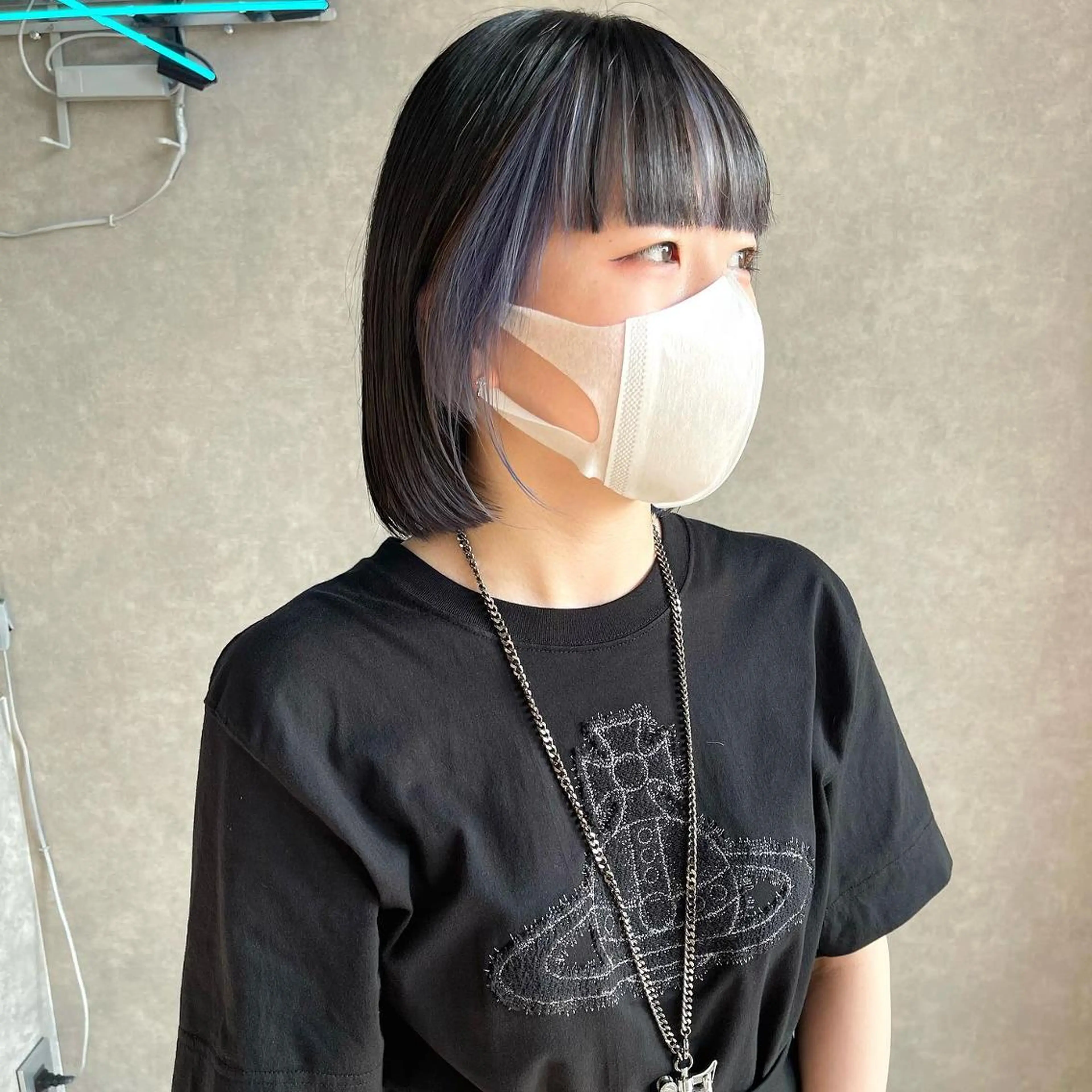 ショート ハイライト 髪質改善 河原 亮のヘアスタイル