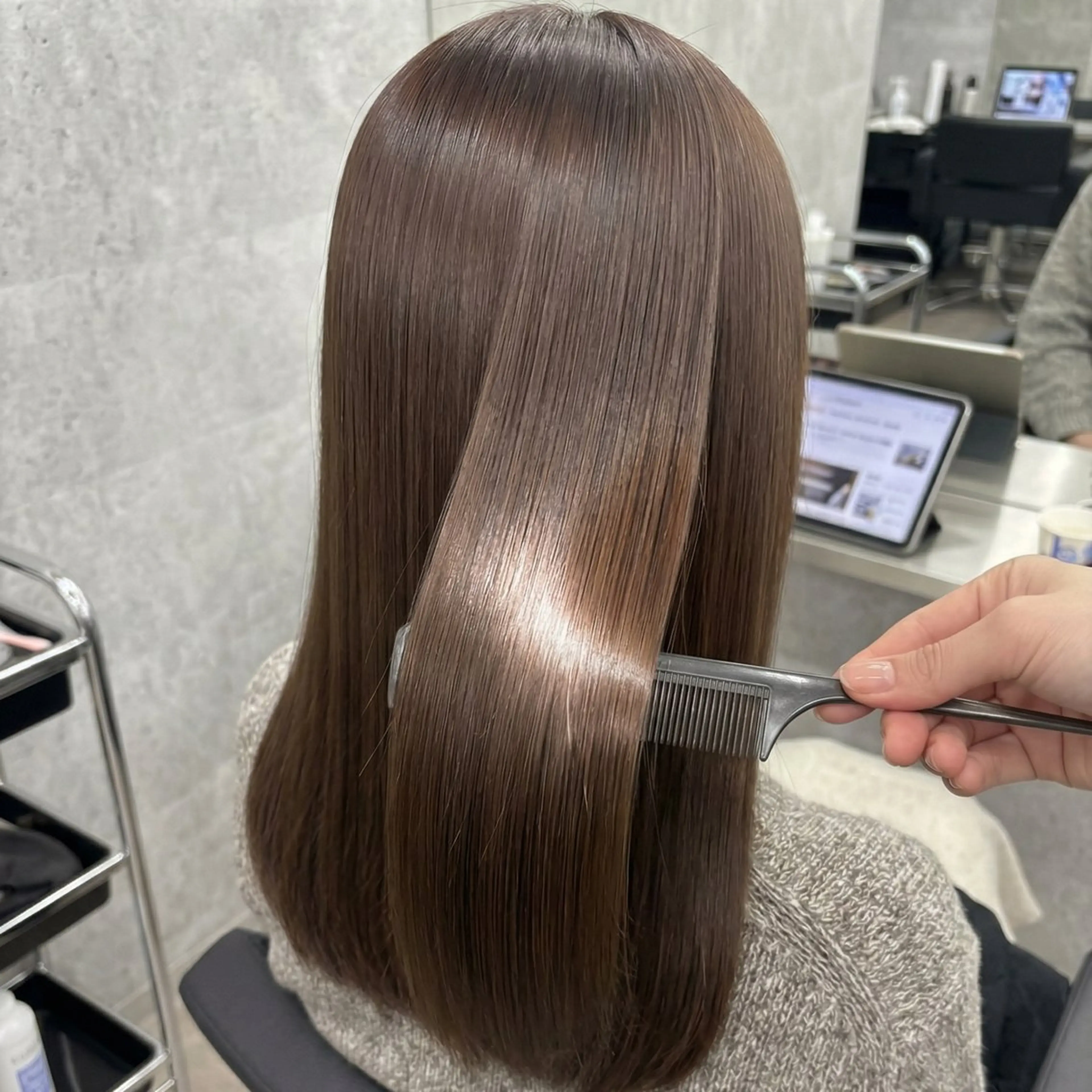 ロング 艶髪縮毛矯正/ レイヤー❣️mamiのヘアスタイル