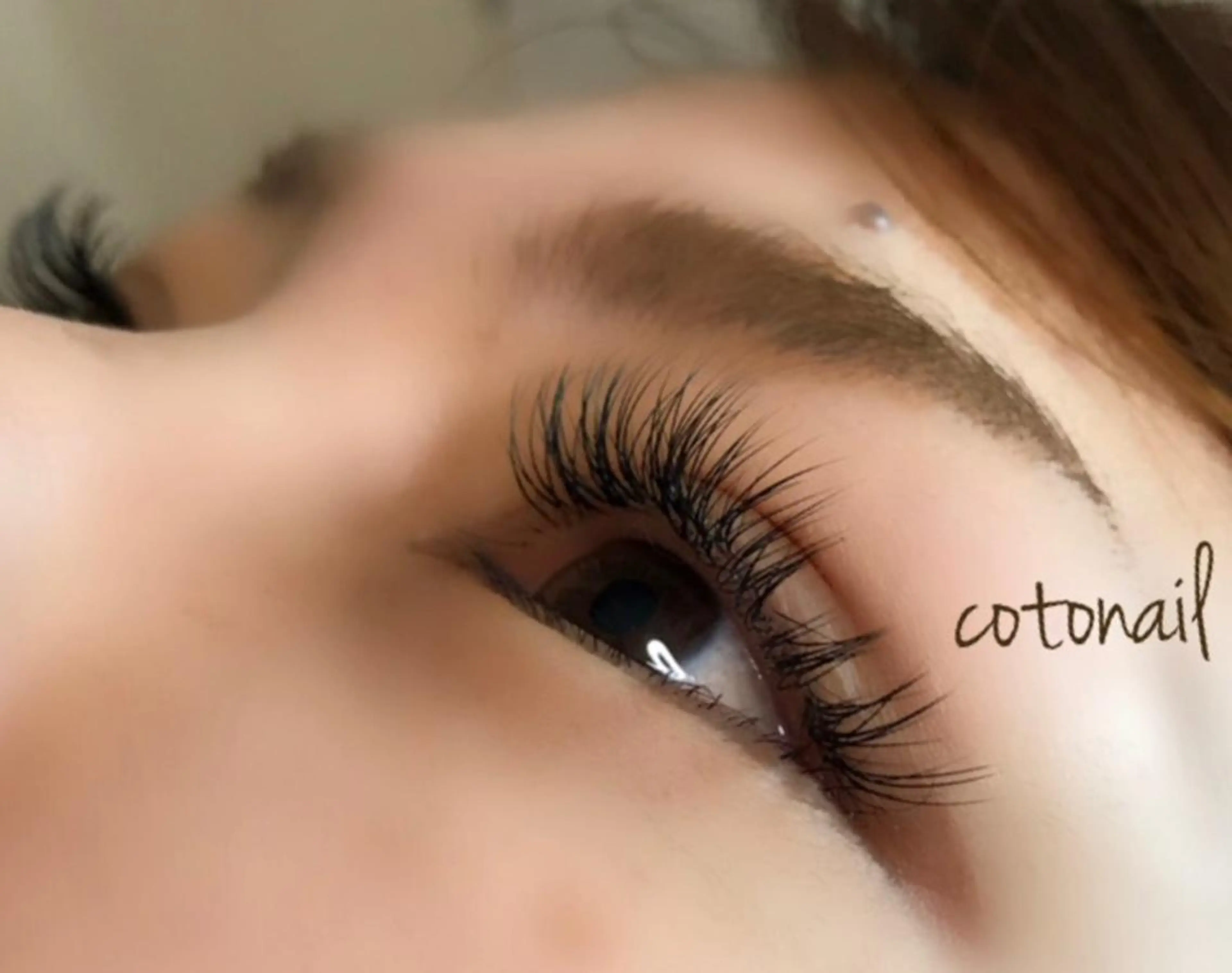 マツエク・マツパ 付け放題 ツメトマツゲ .のネイルデザイン