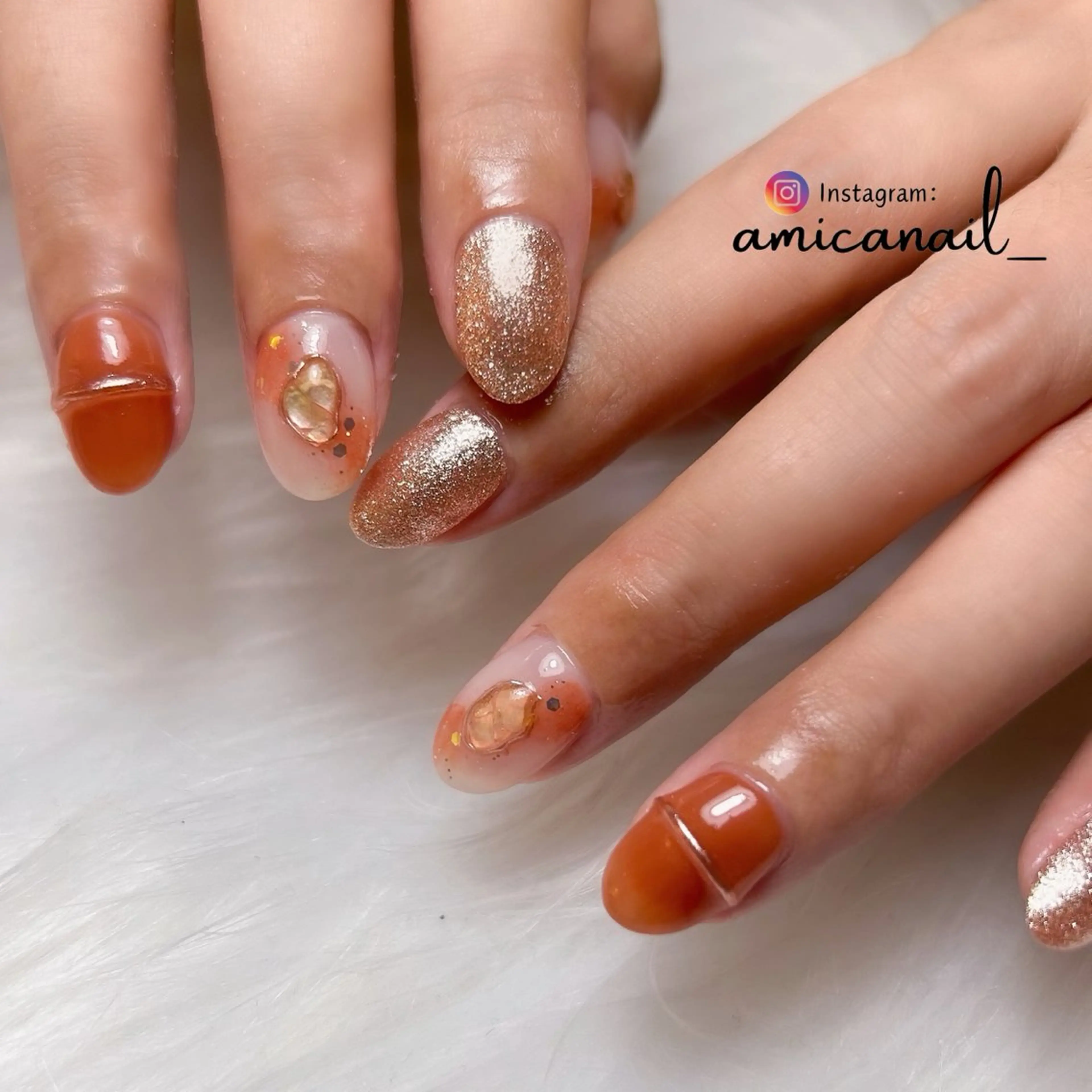 ネイル ニュアンスネイル ハンドネイル _amica nail_のネイルデザイン