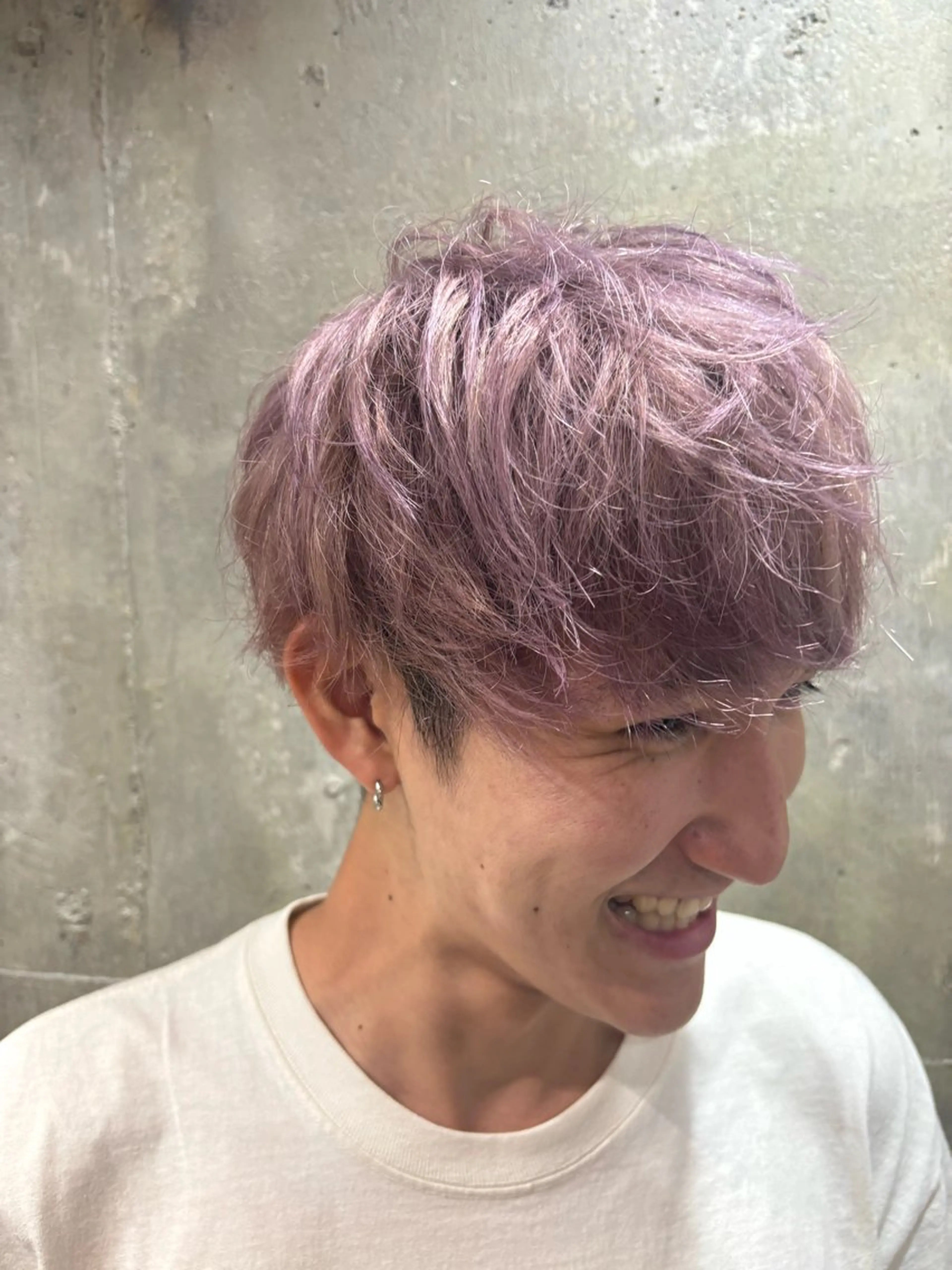 カラー メンズ ヘアカラー 窪田 欣恭のヘアスタイル