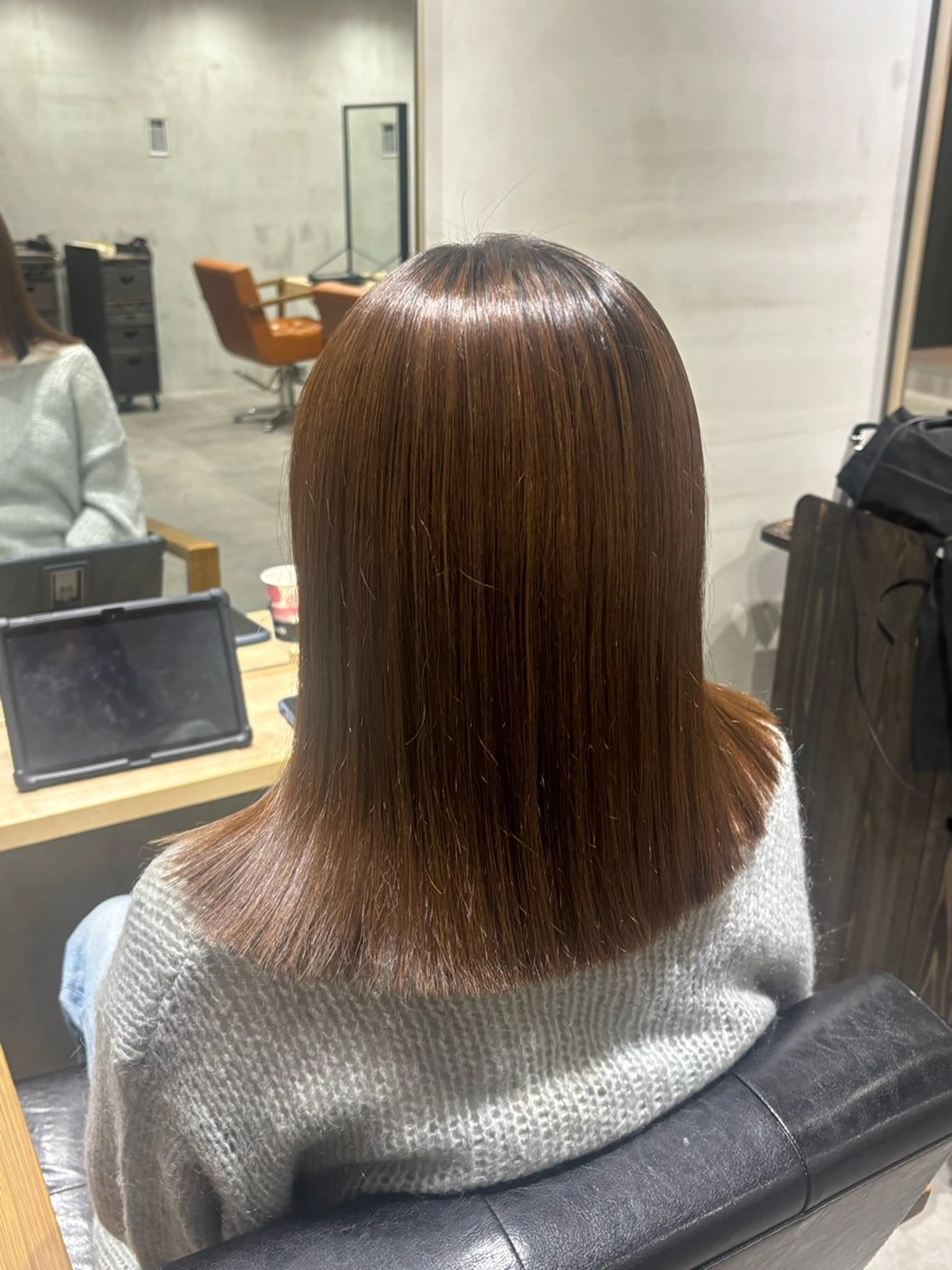 ミディアム 縮毛矯正 トリートメント 縮毛矯正 ACT仙台所属・川口 夏歩のヘアスタイル