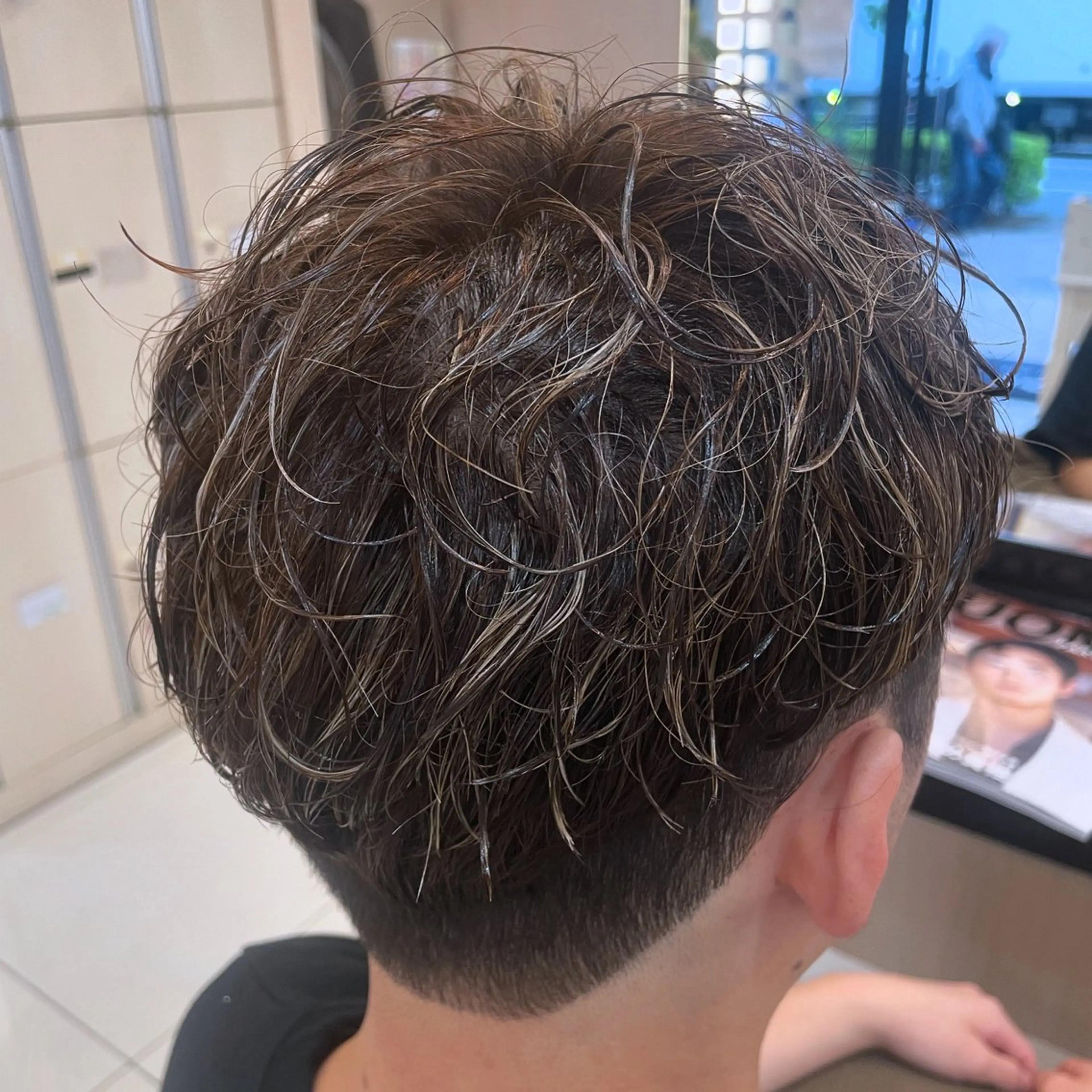 ショート パーマ メンズ カット パーマ リリー /Men's/パーマのヘアスタイル