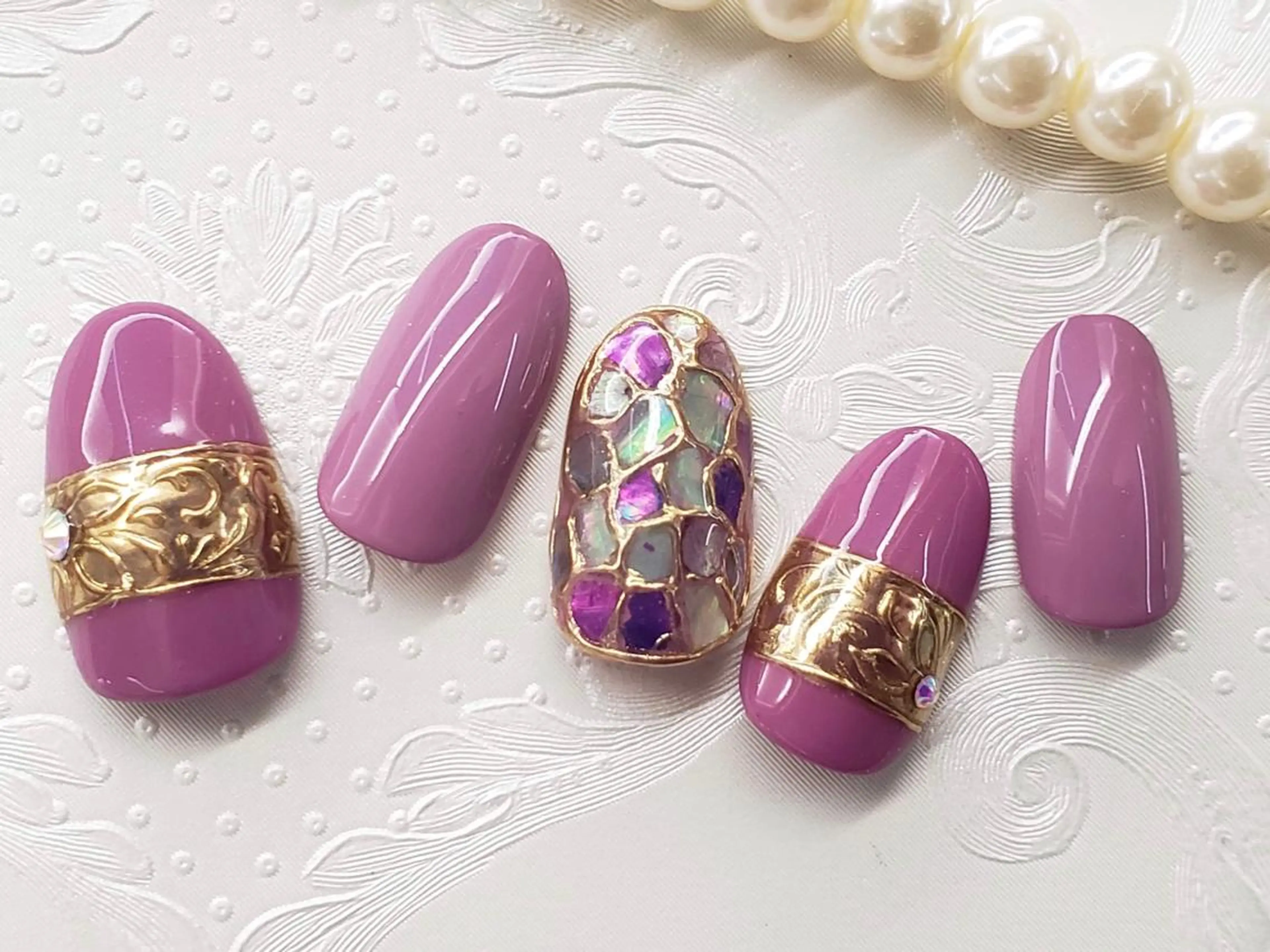 ネイル f'bloom  L’ecrinのネイルデザイン