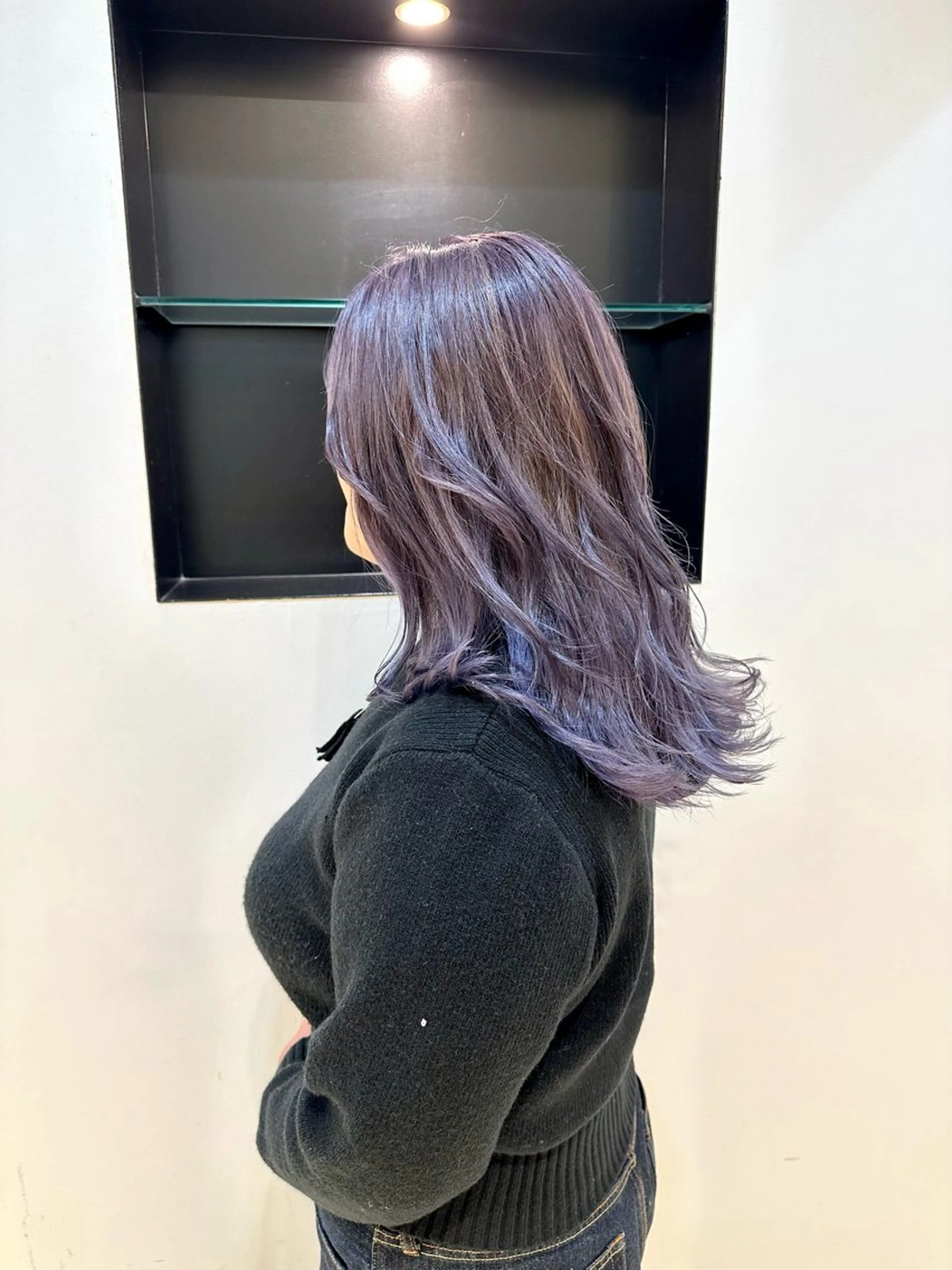 セミロング カラー 十場【髪質改善】 【ダブルカラー】のヘアスタイル