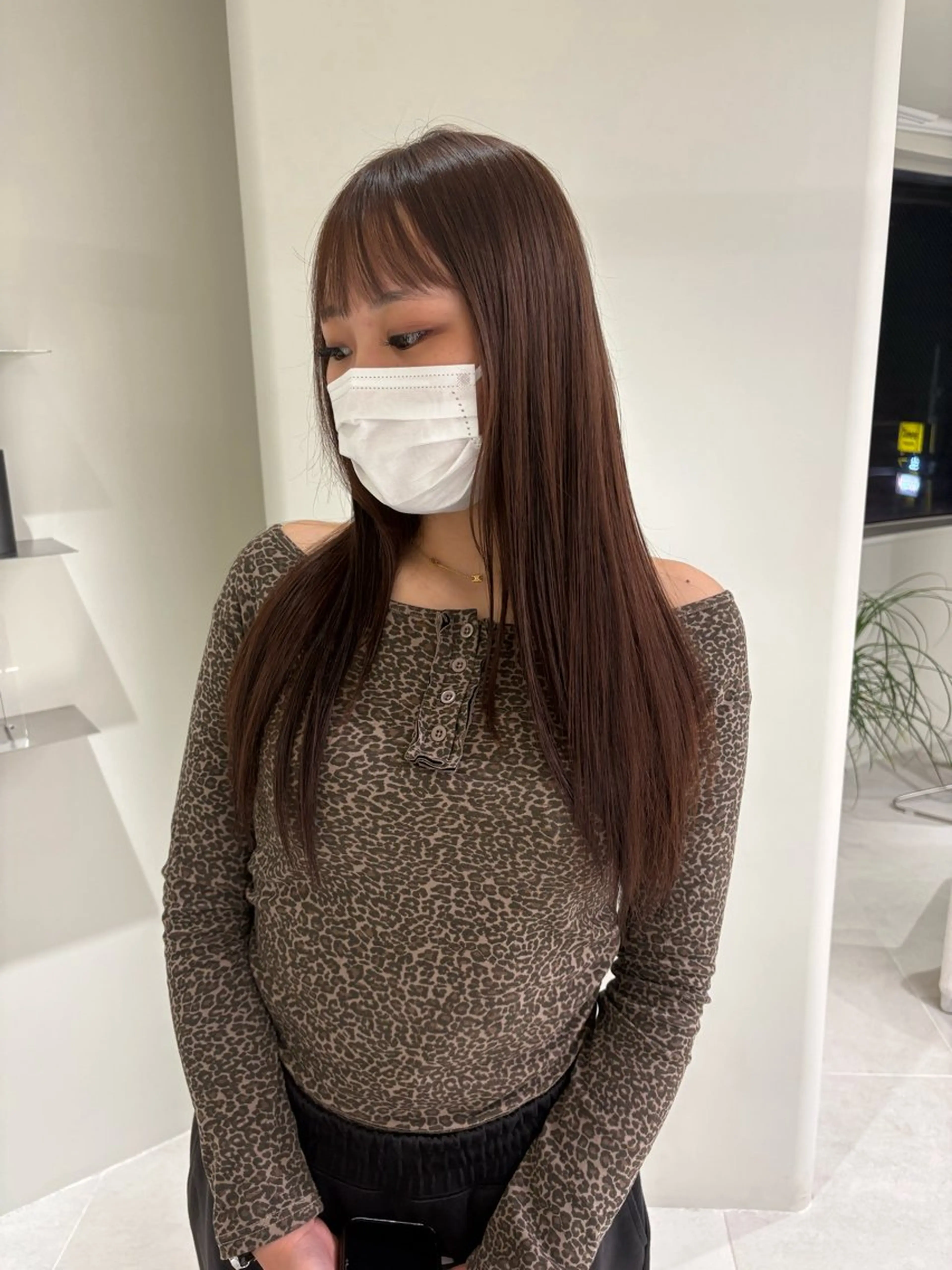 ロング カラー ブリーチ ブラウンカラー オレンジ エクステ 海外レイヤー /NAGISAのヘアスタイル