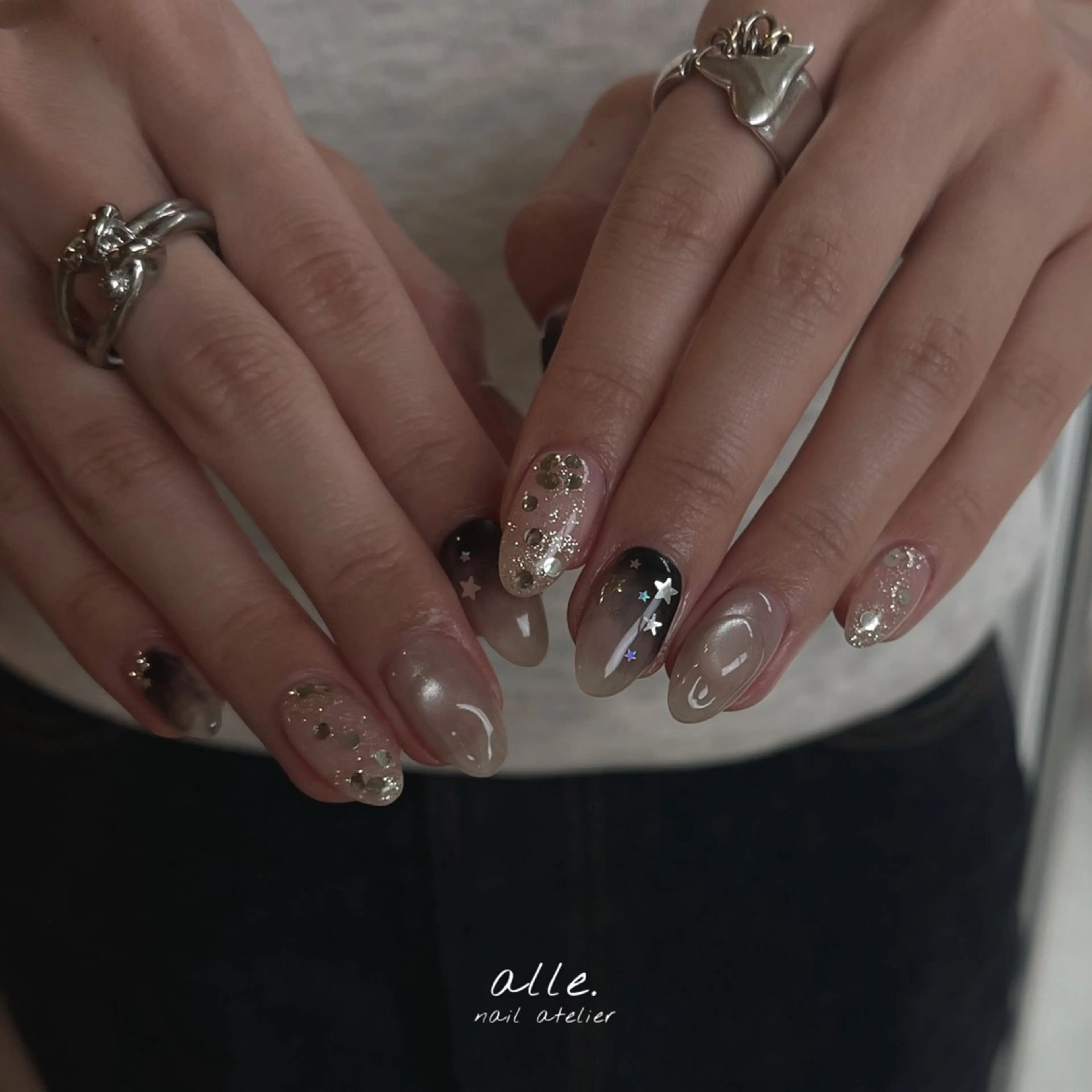 ネイル ハンドネイル atelier alle.のネイルデザイン