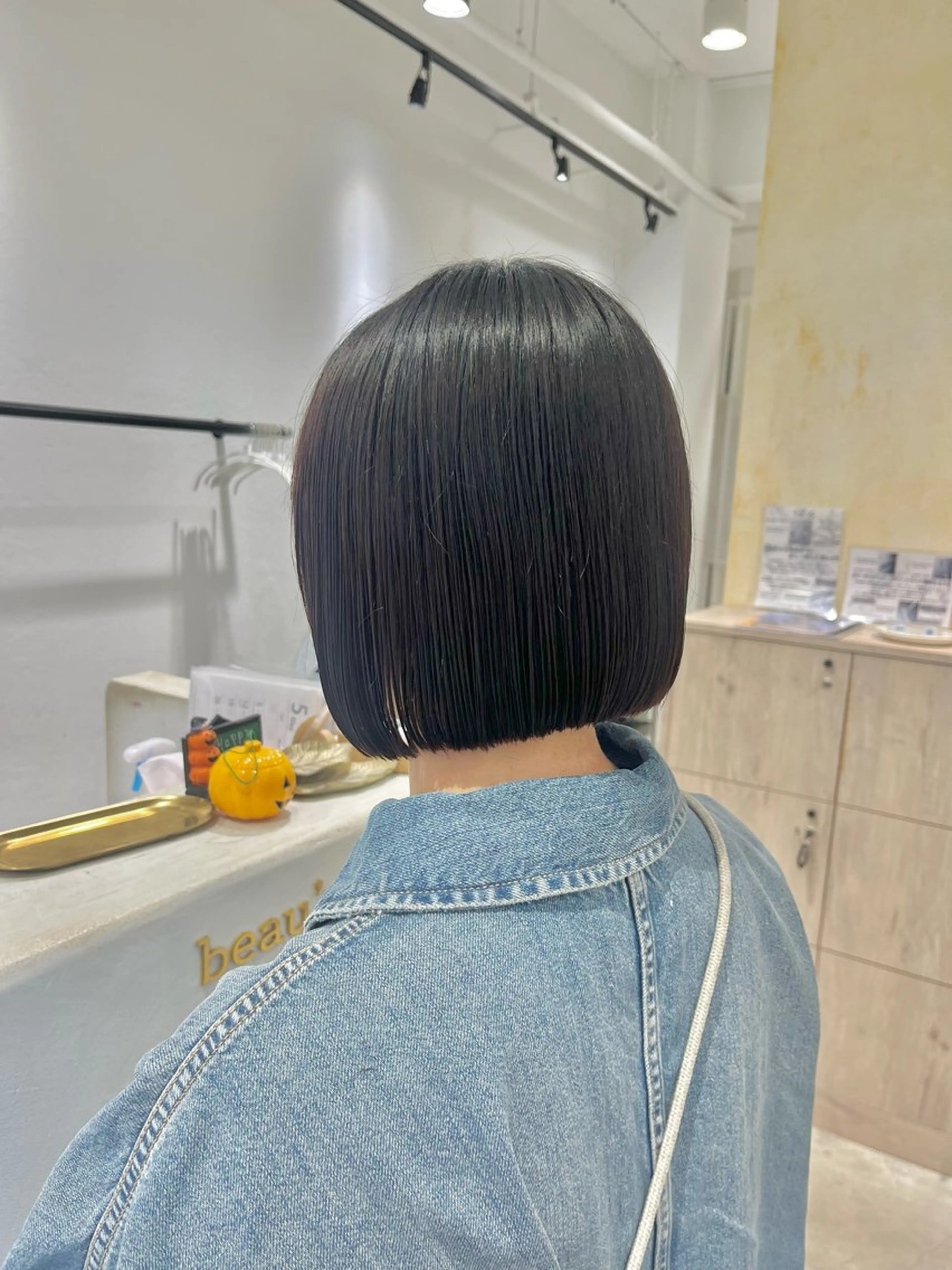 ショート カット ヘアカラー トリートメント ボブ/美髪矯正 /佐藤　奈巳のヘアスタイル