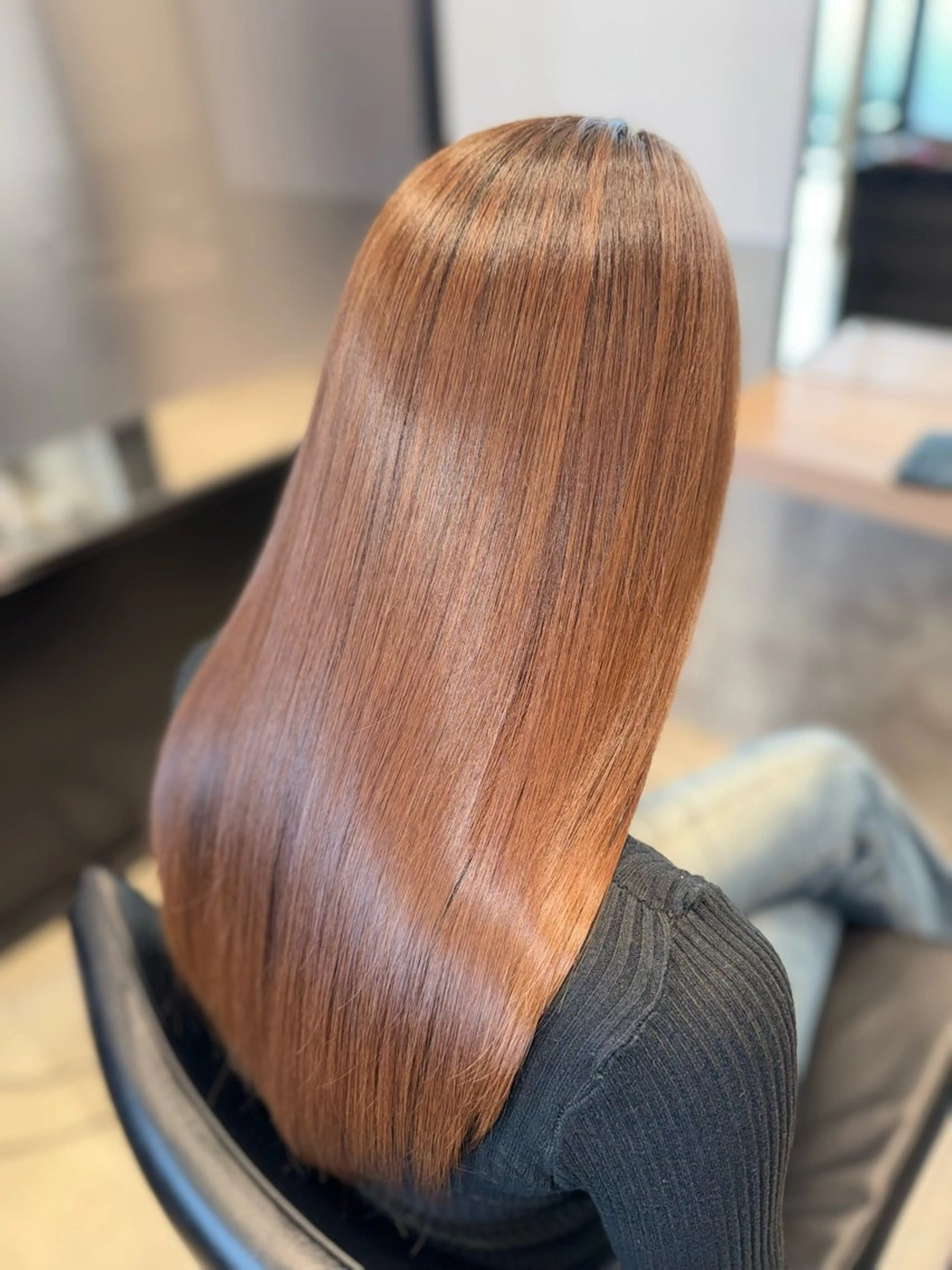 セミロング カット 縮毛矯正 GO TODAY 原宿本店所属・髪質改善/縮毛矯正 /DAIKIのヘアスタイル