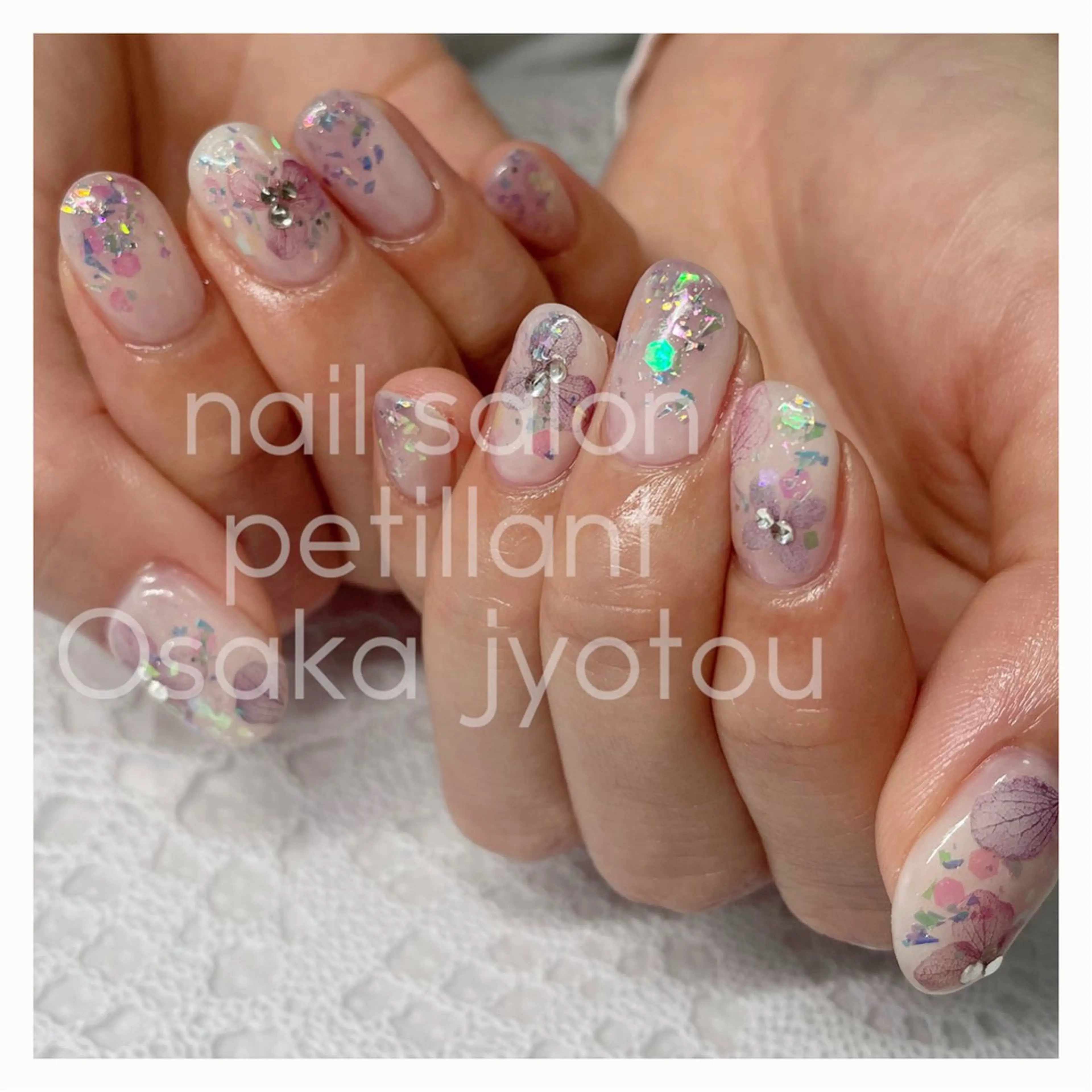 ネイル キラキラネイル nail salon petillantのネイルデザイン