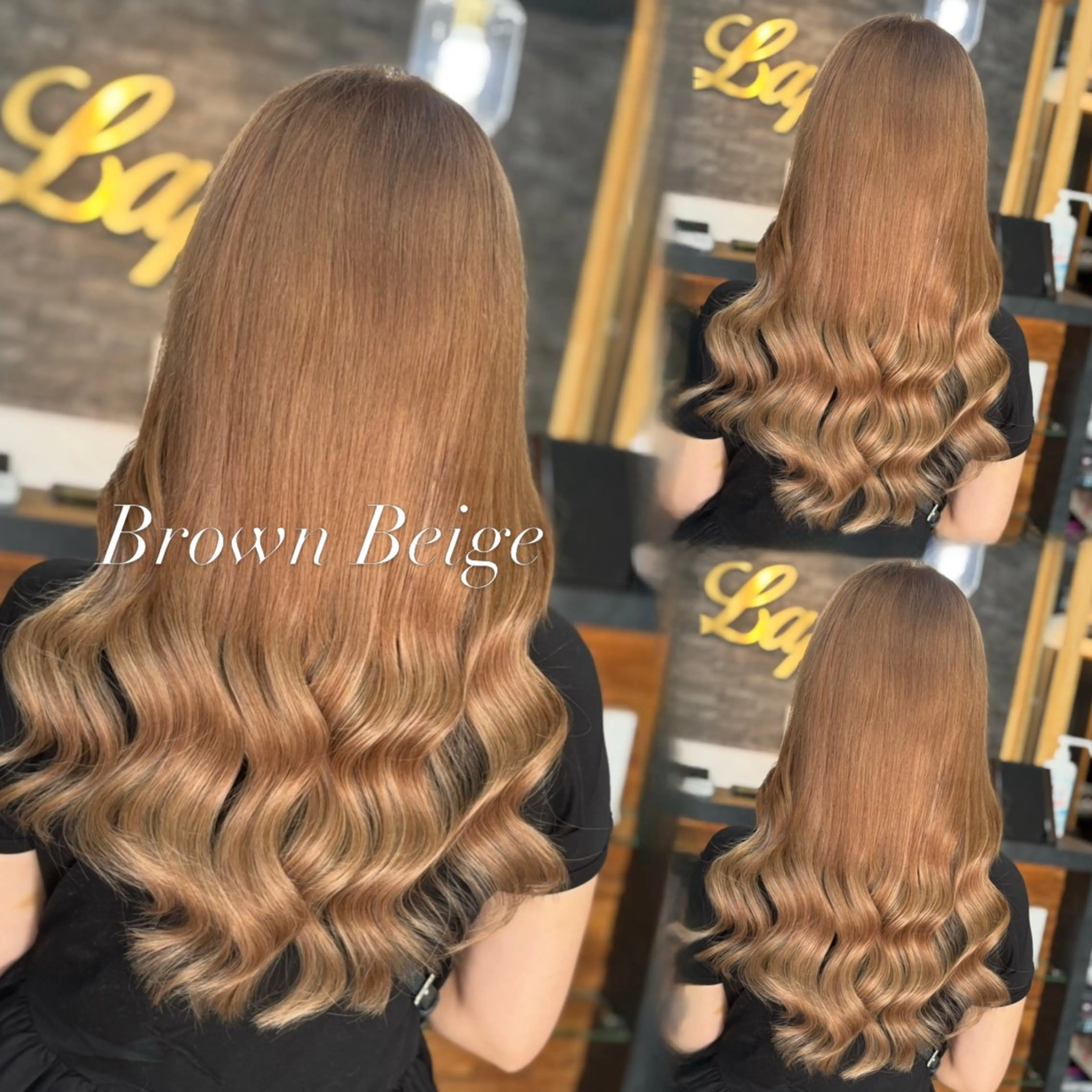 ロング カラー ベージュカラー ブリーチ ブラウンカラー ブラウンベージュ 透明感カラー カット ヘアカラー エクステ 横浜/エクステ特化× 艶カラー/あいかのヘアスタイル