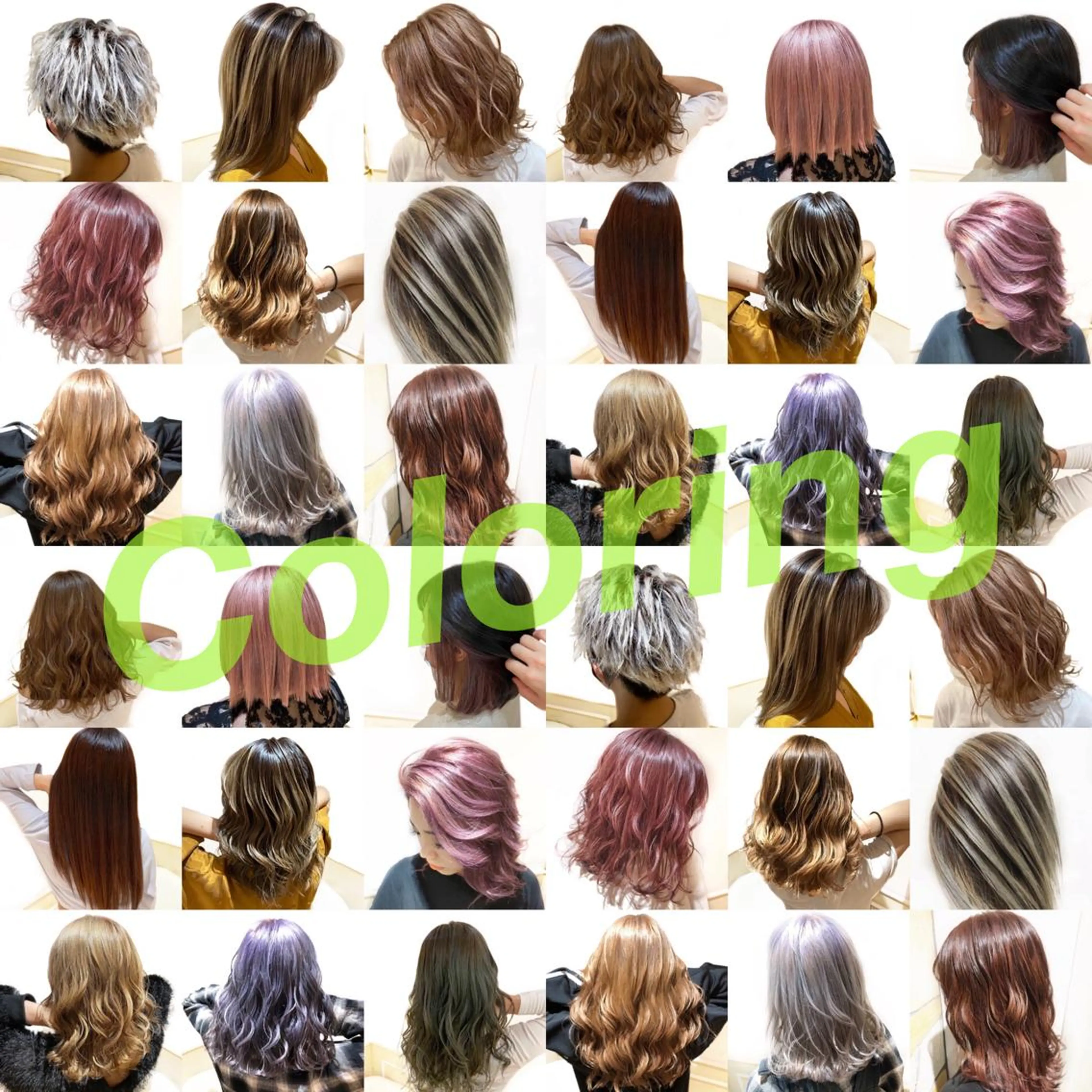 セミロング カラー ご予約 宜しくお願いします！のヘアスタイル