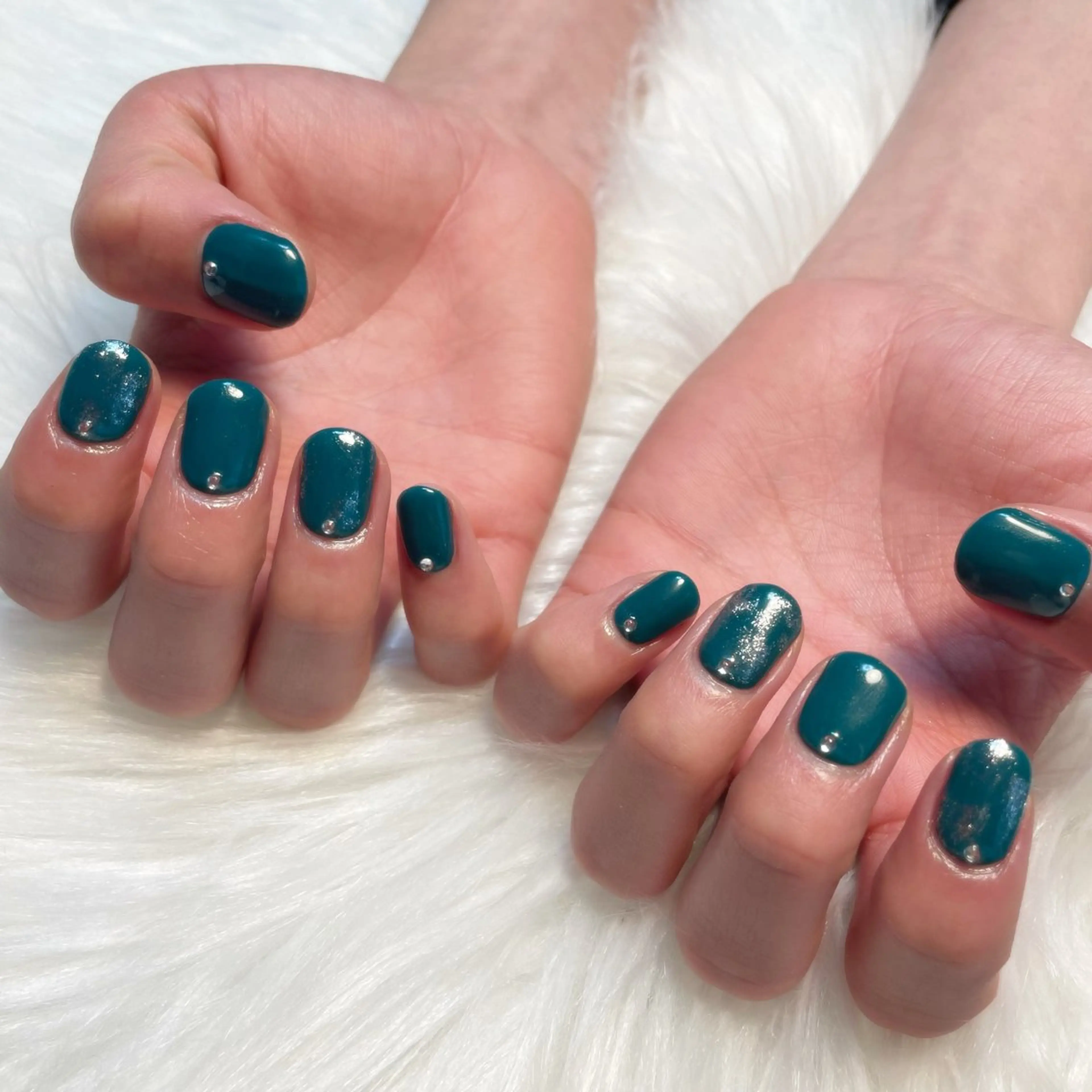 メンズ ネイル ハンドネイル ゴテゴテ💙ワンホン リオナのネイルデザイン