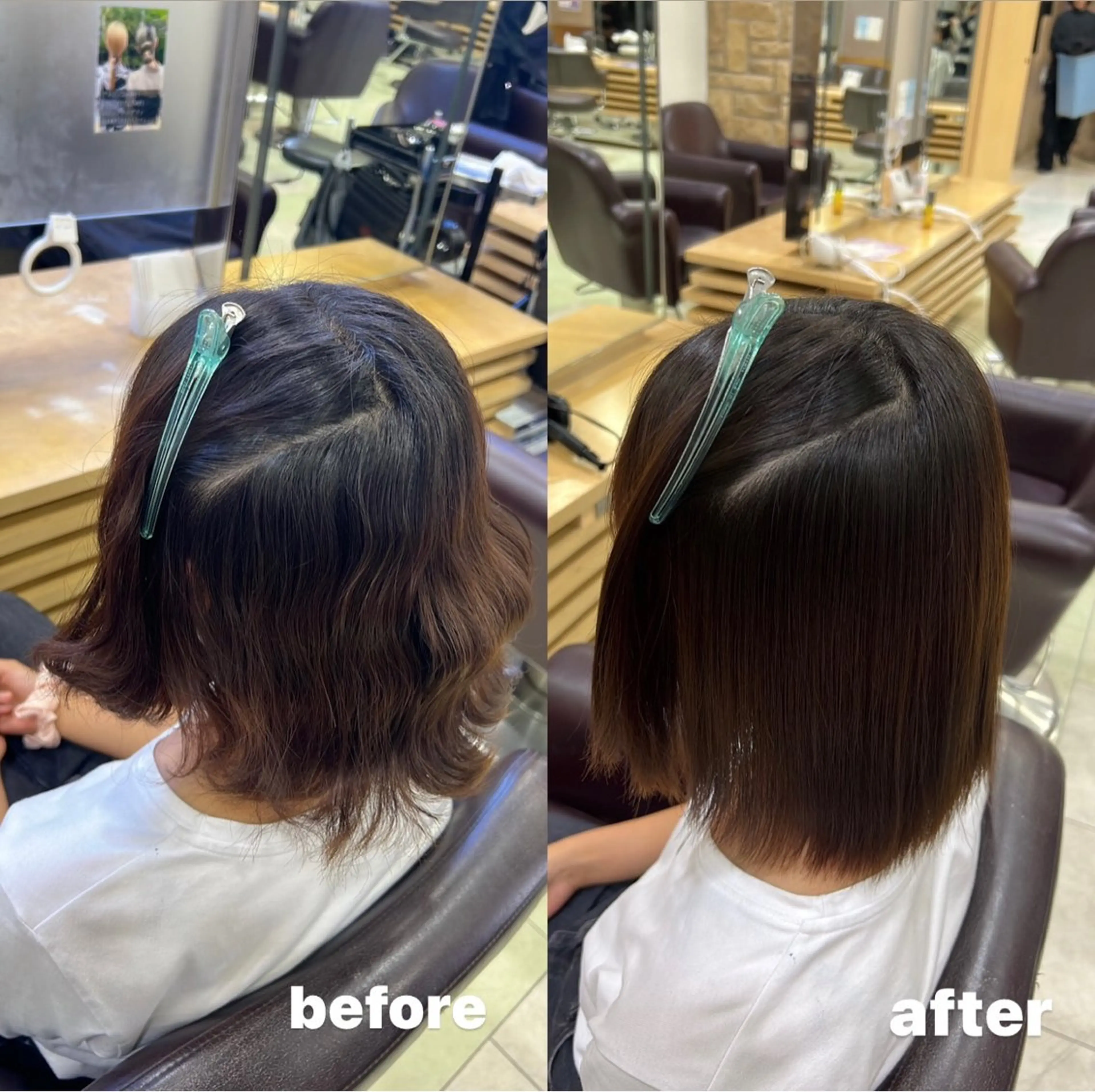 セミロング 暖色ｶﾗｰ/ﾚｲﾔｰ ｶｯﾄ/Yunaのヘアスタイル