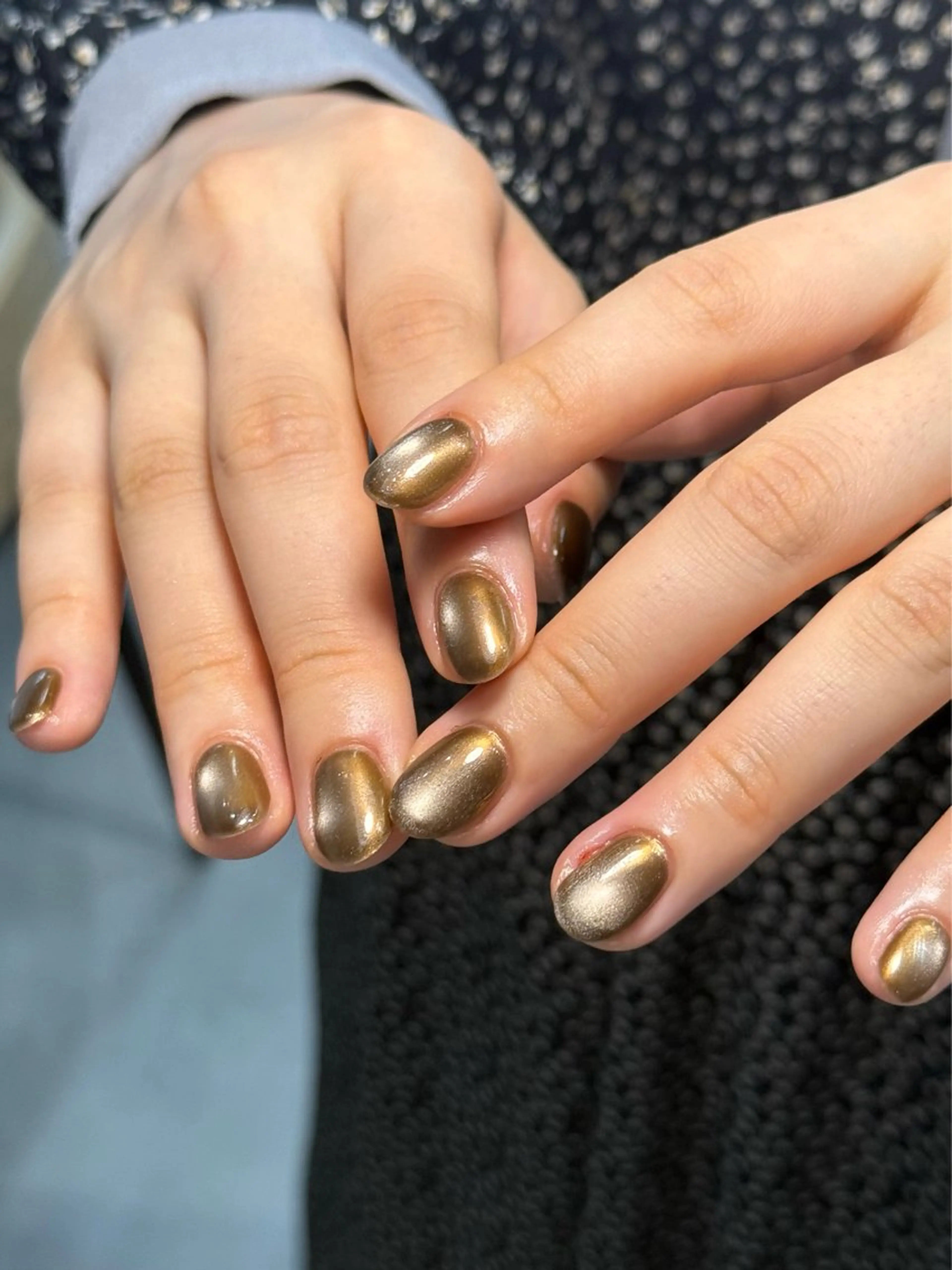 ネイル ブラウン ハンドネイル MISATO ネイリスト福岡/薬院のネイルデザイン