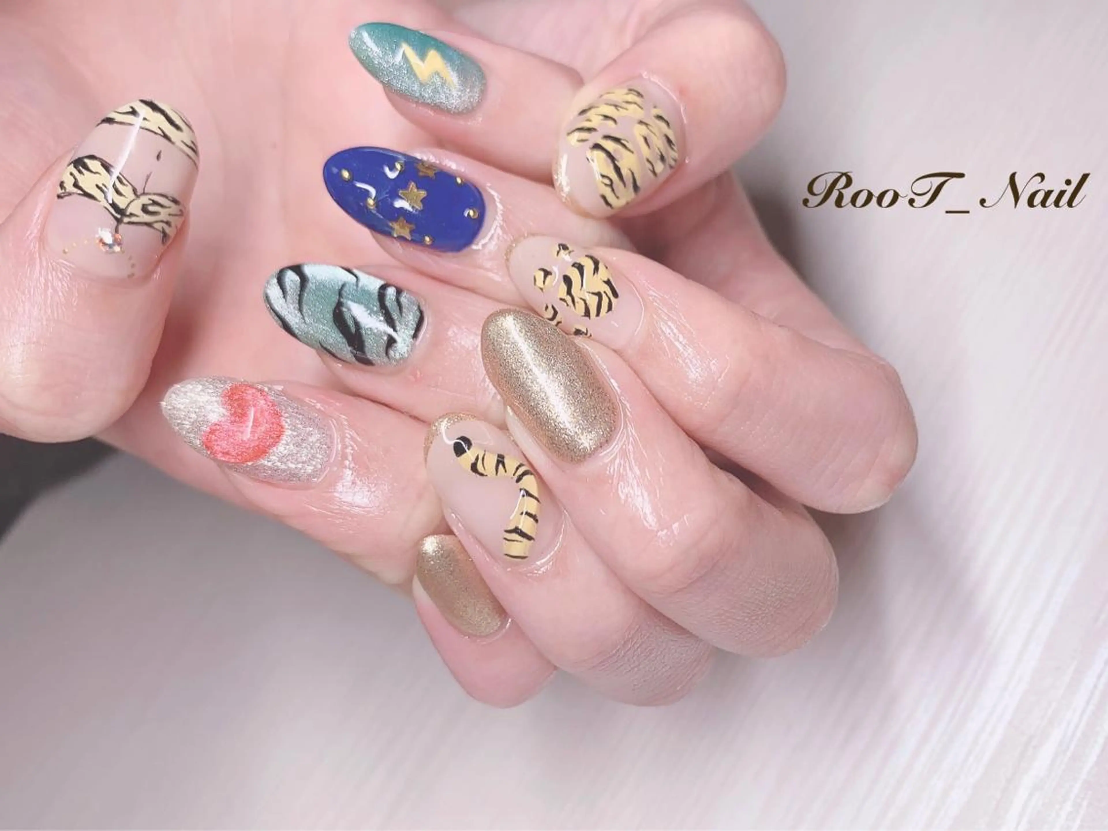 キッズ ネイル ハンドネイル RooT Nailのネイルデザイン
