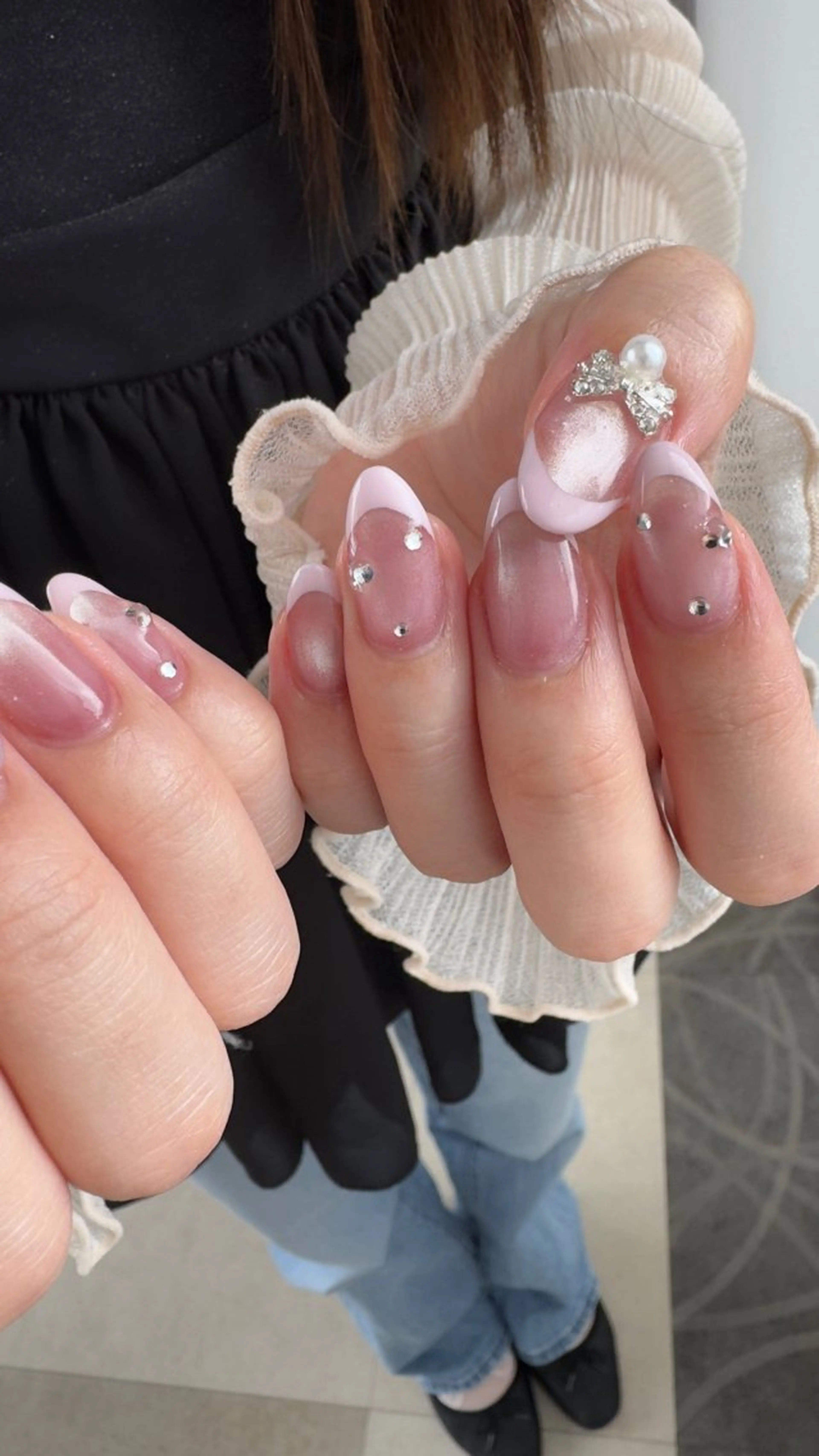 セミロング m kaori𓃟のネイルデザイン