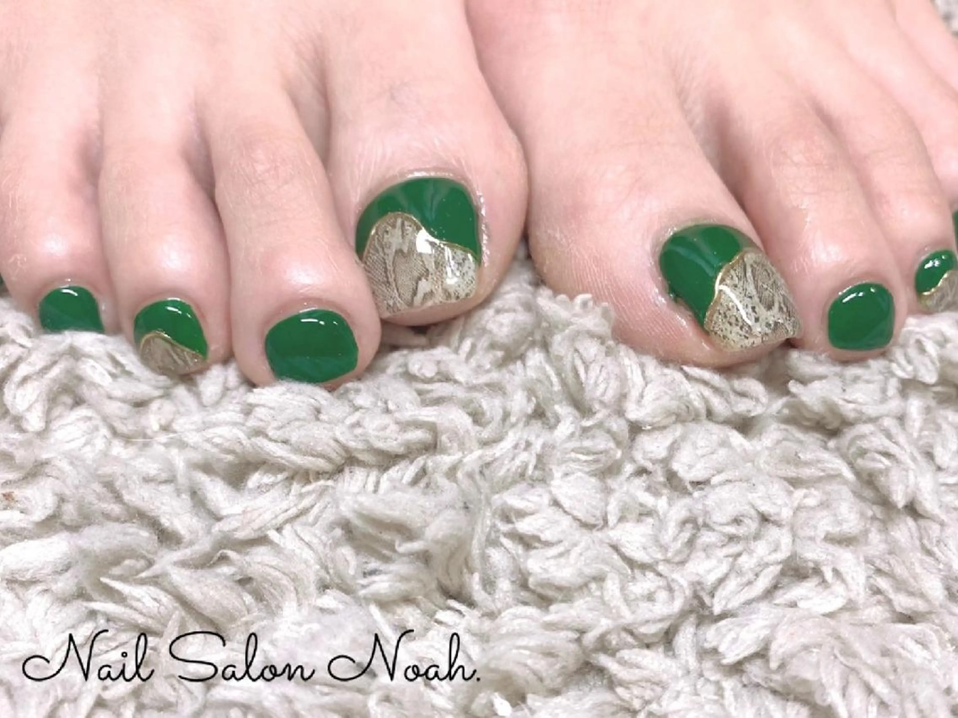 ネイル 持ち込み フットネイル Nail Salon Noah.のネイルデザイン