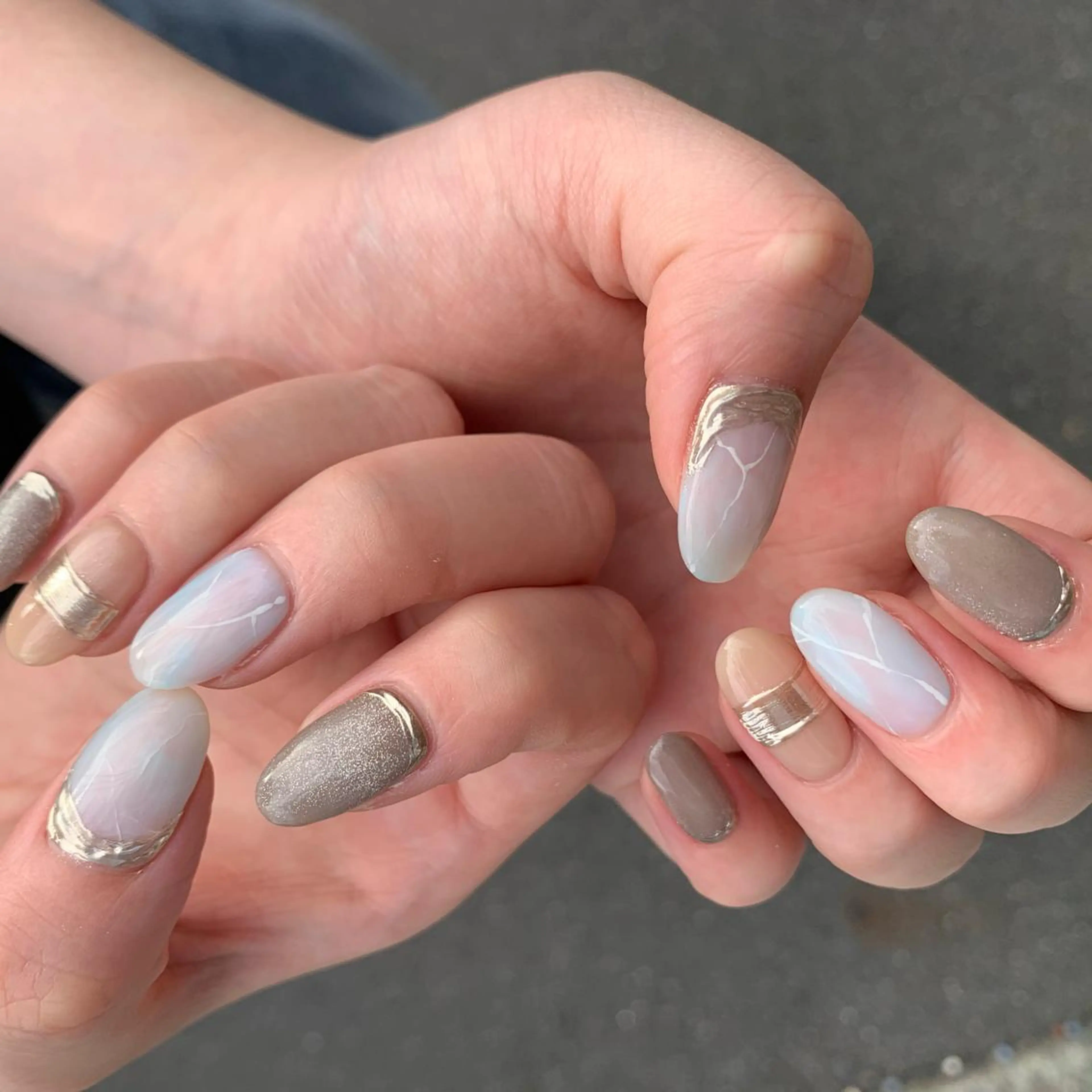 ショート カラー パーマ ヘアアレンジ メンズ キッズ ネイル マツエク・マツパ feey ⁑erinaのネイルデザイン