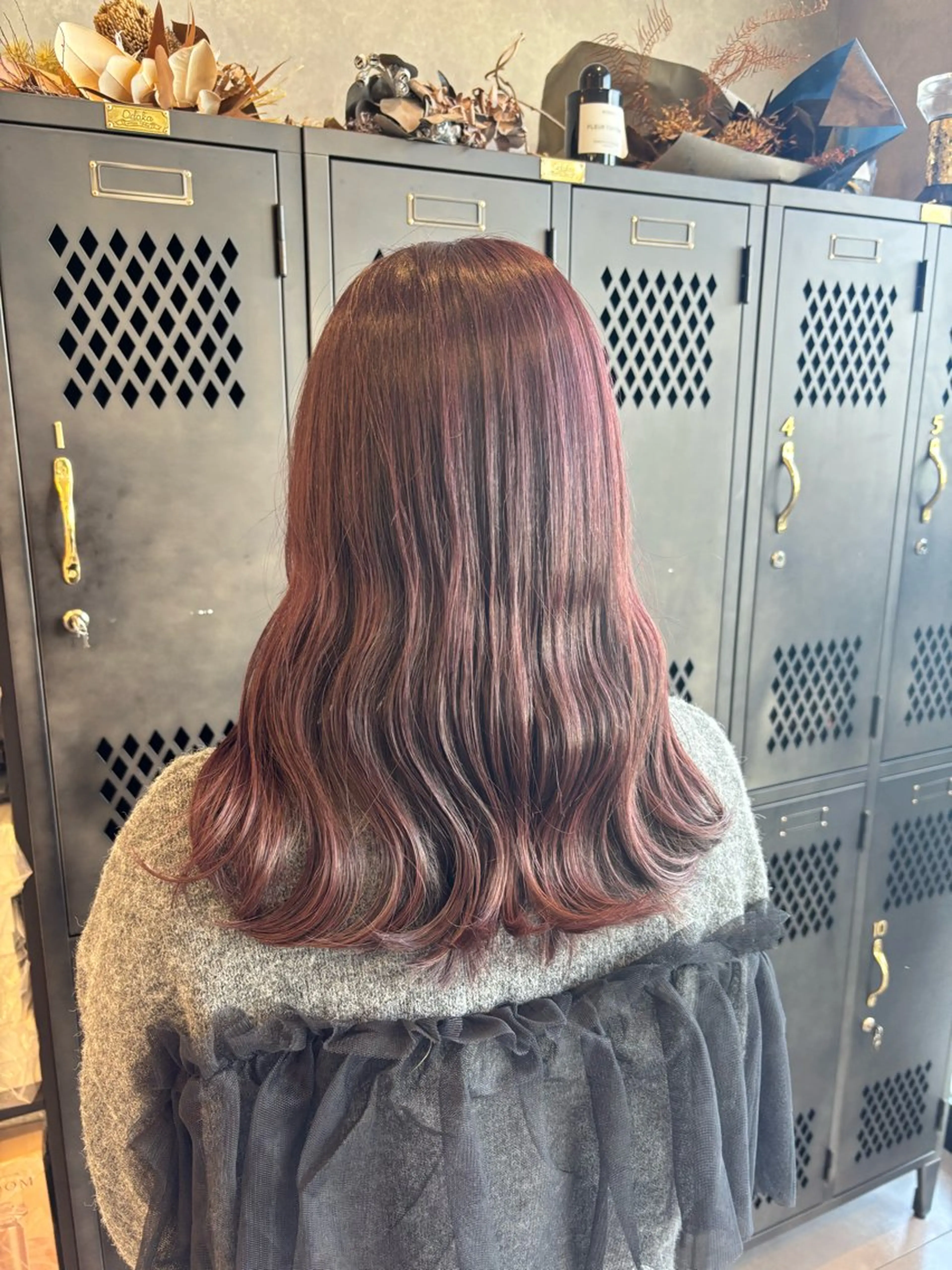 カラー 心美/ブリーチなし 透明感カラーのヘアスタイル