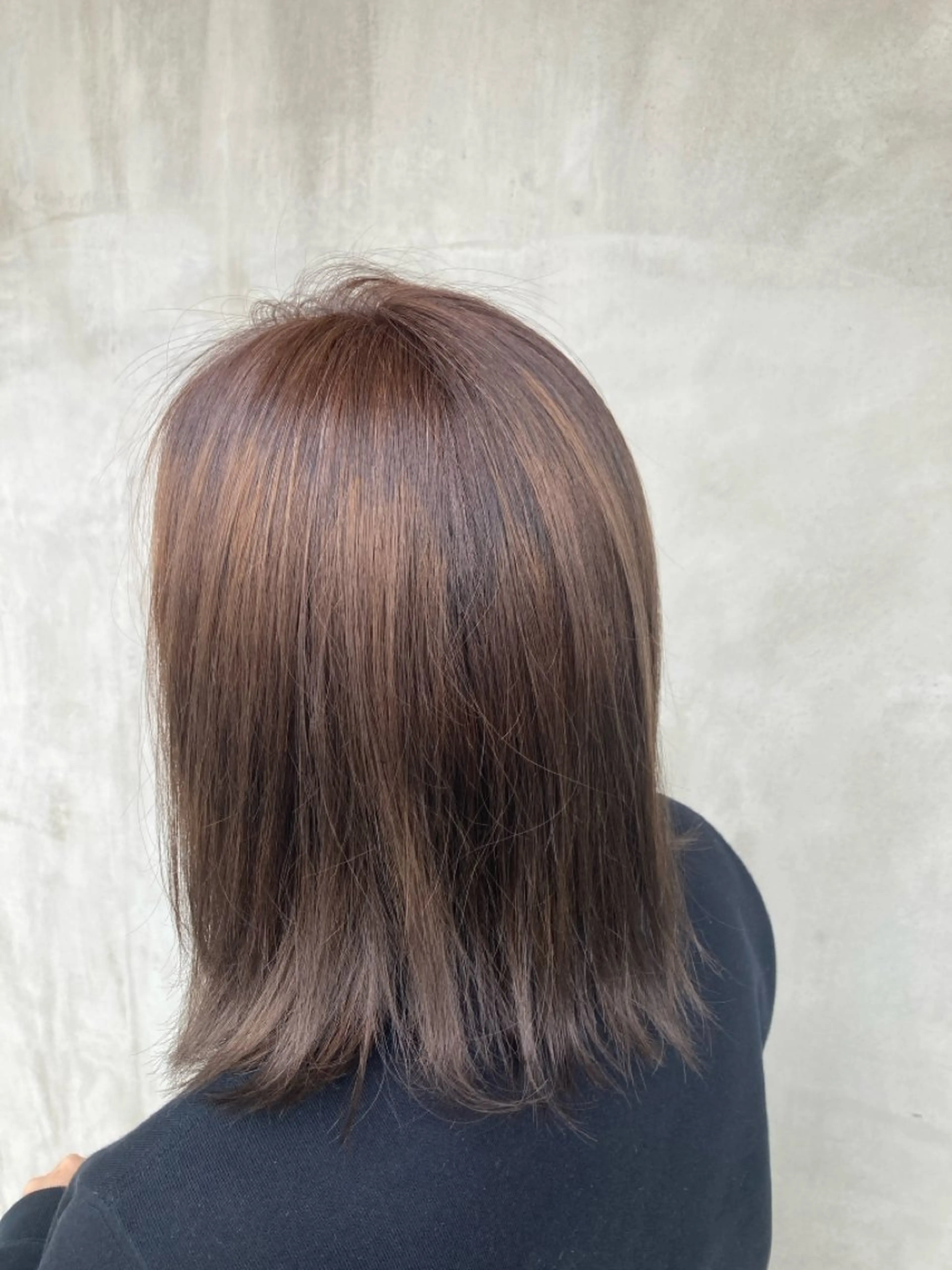 ロング カラー ブラウンカラー 大西 瞭弘のヘアスタイル