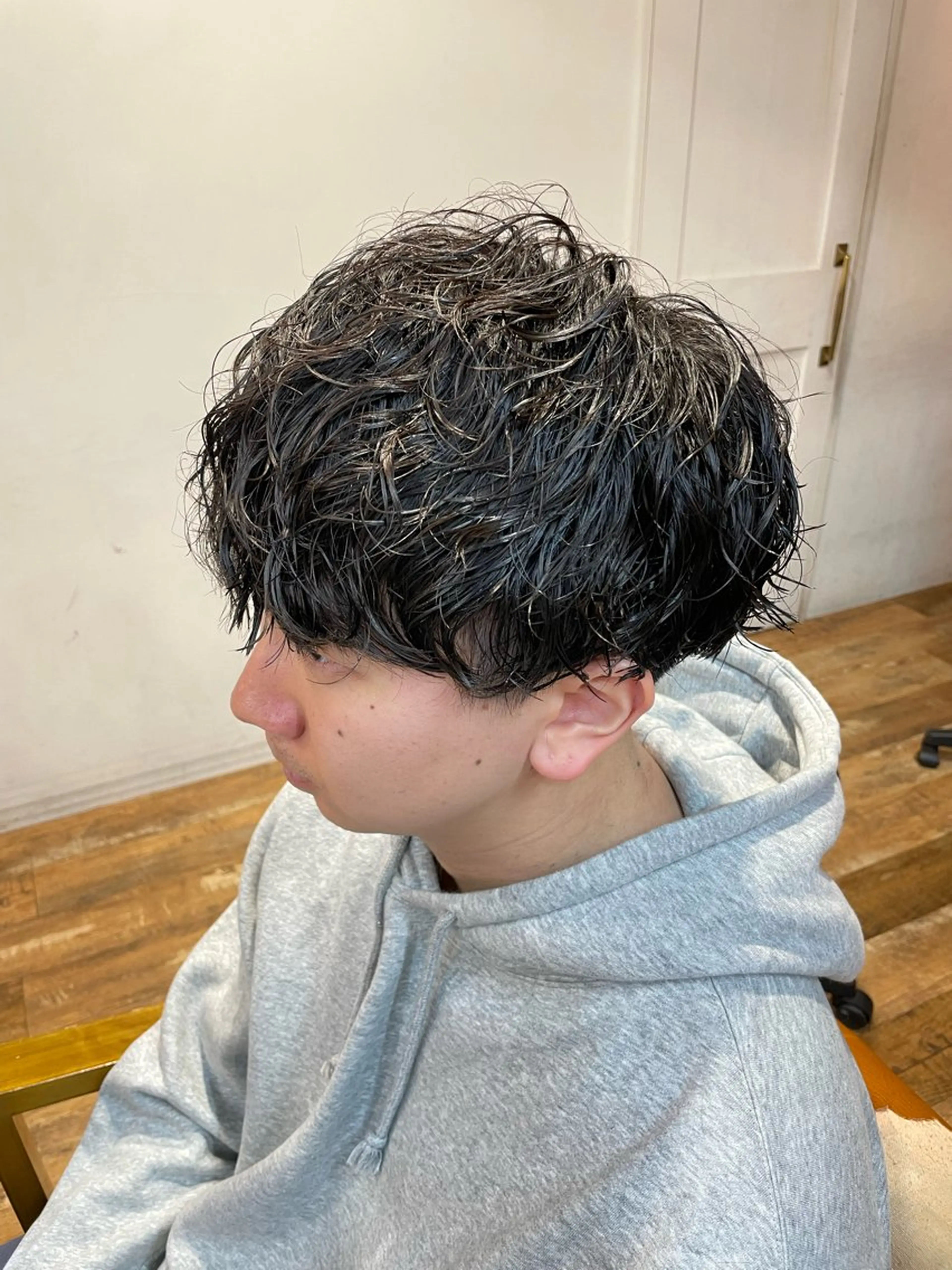 ショート パーマ メンズ カット パーマ トリートメント 🔥メンズ特化パーマ 🦖増田弘明🦖のヘアスタイル