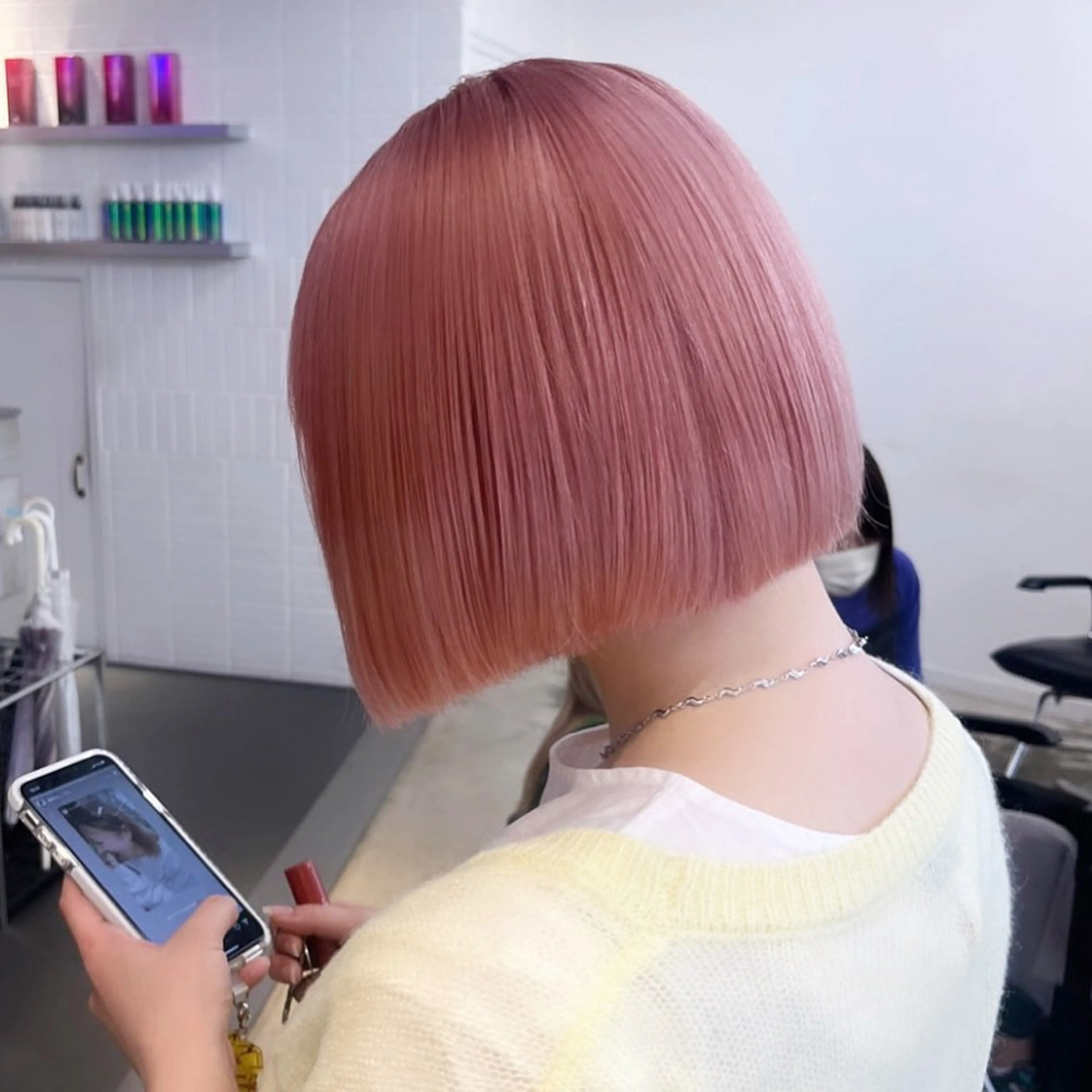 ミディアム カラー 🍒暖色✖️レイヤー ／Haruna🍒のヘアスタイル