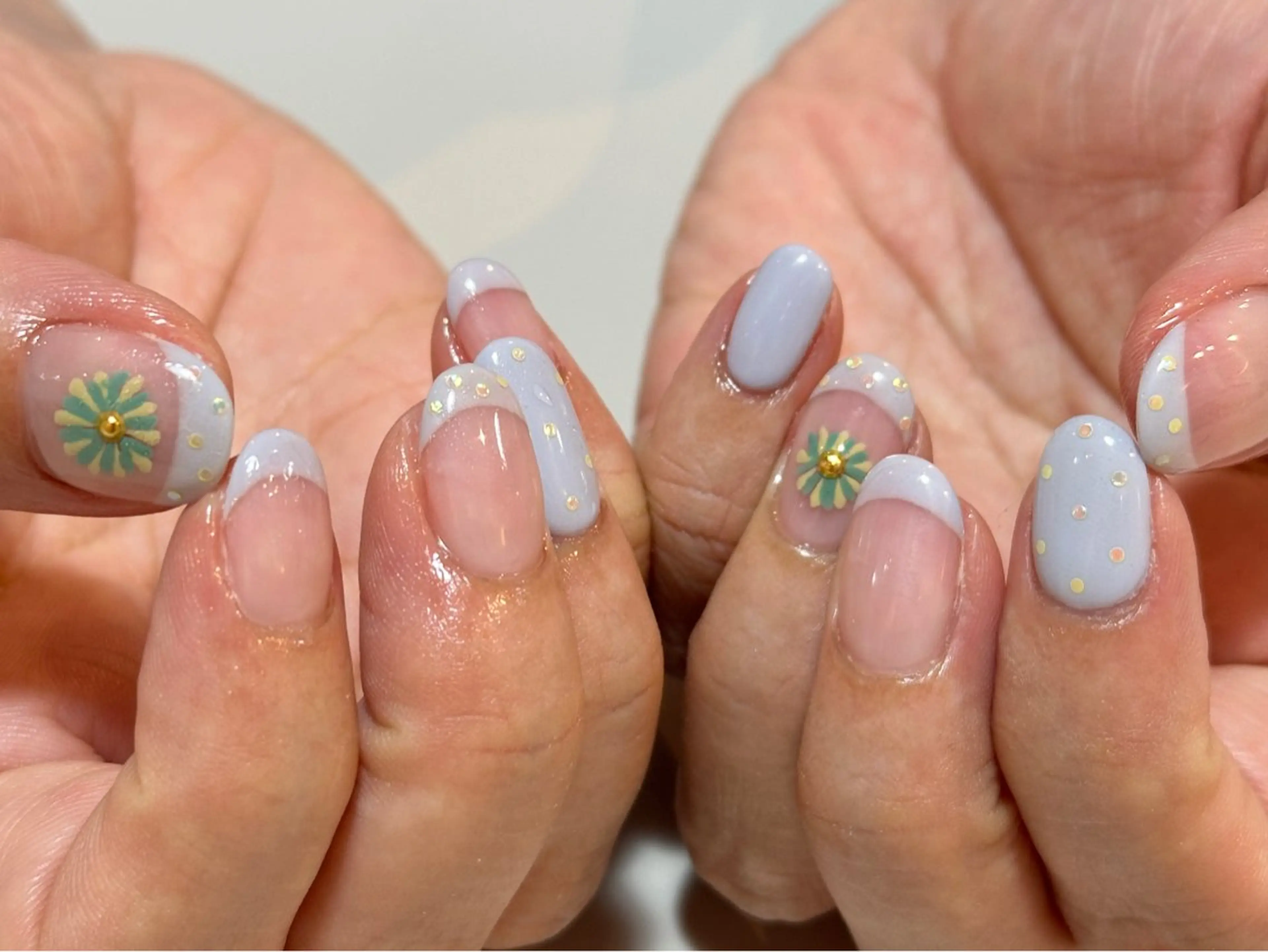 ネイル ハンドネイル calla/中津/ パラジェルのネイルデザイン