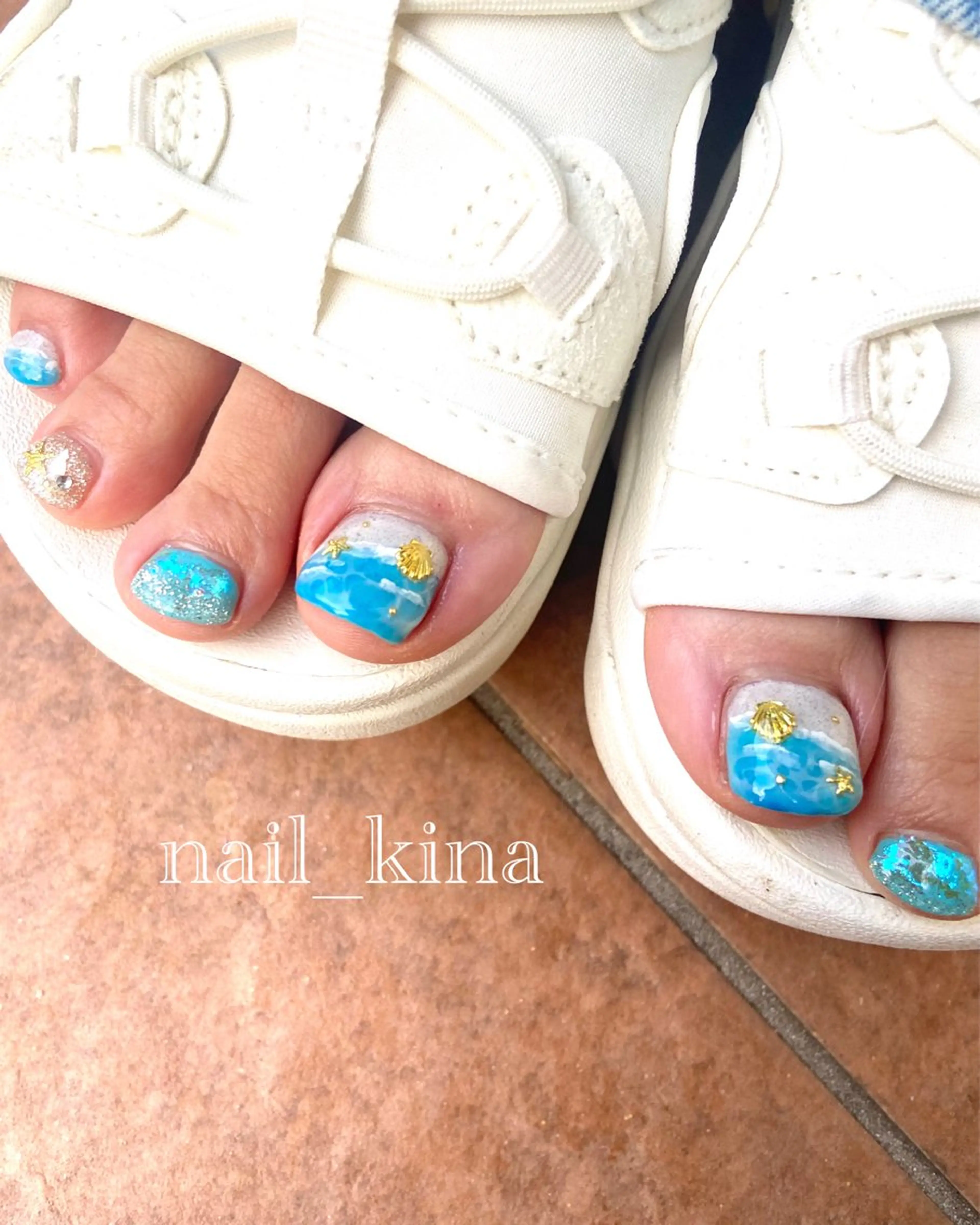 ネイル フットネイル nail_ kinaのネイルデザイン