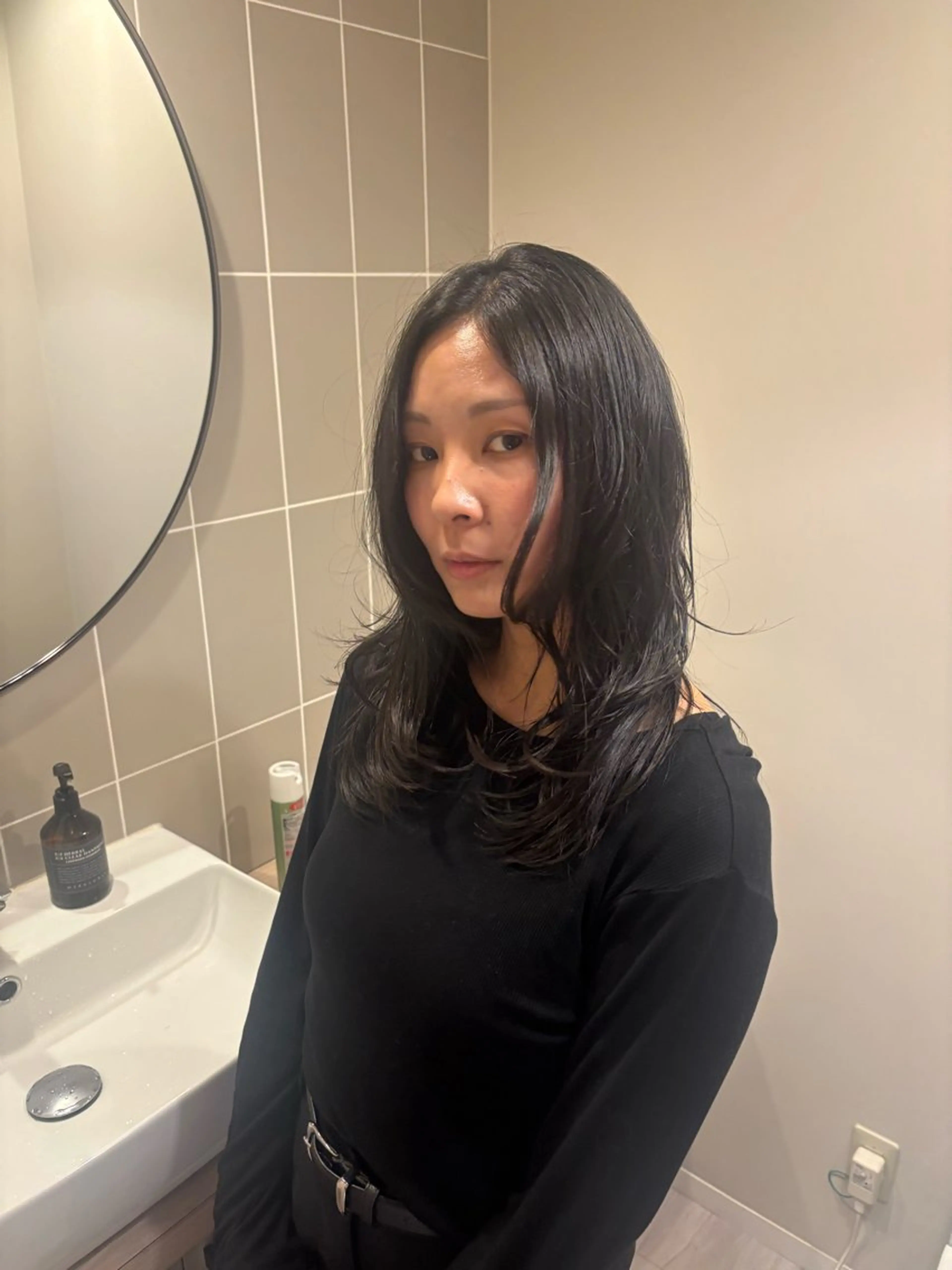 ロング 山本 あのんのヘアスタイル