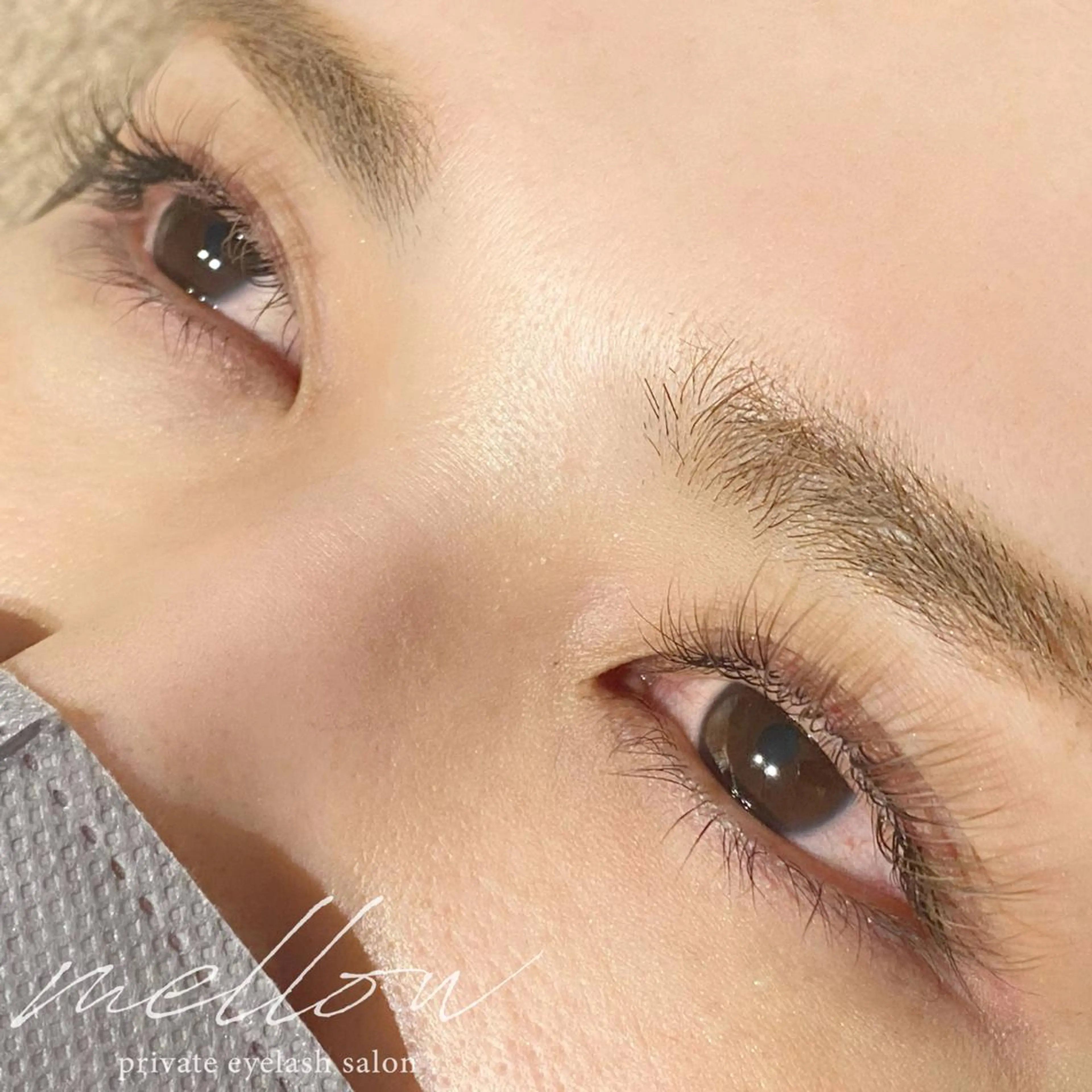 マツエク・マツパ カラーマツエク ナチュラル mellow eyelashのマツエク・マツパデザイン