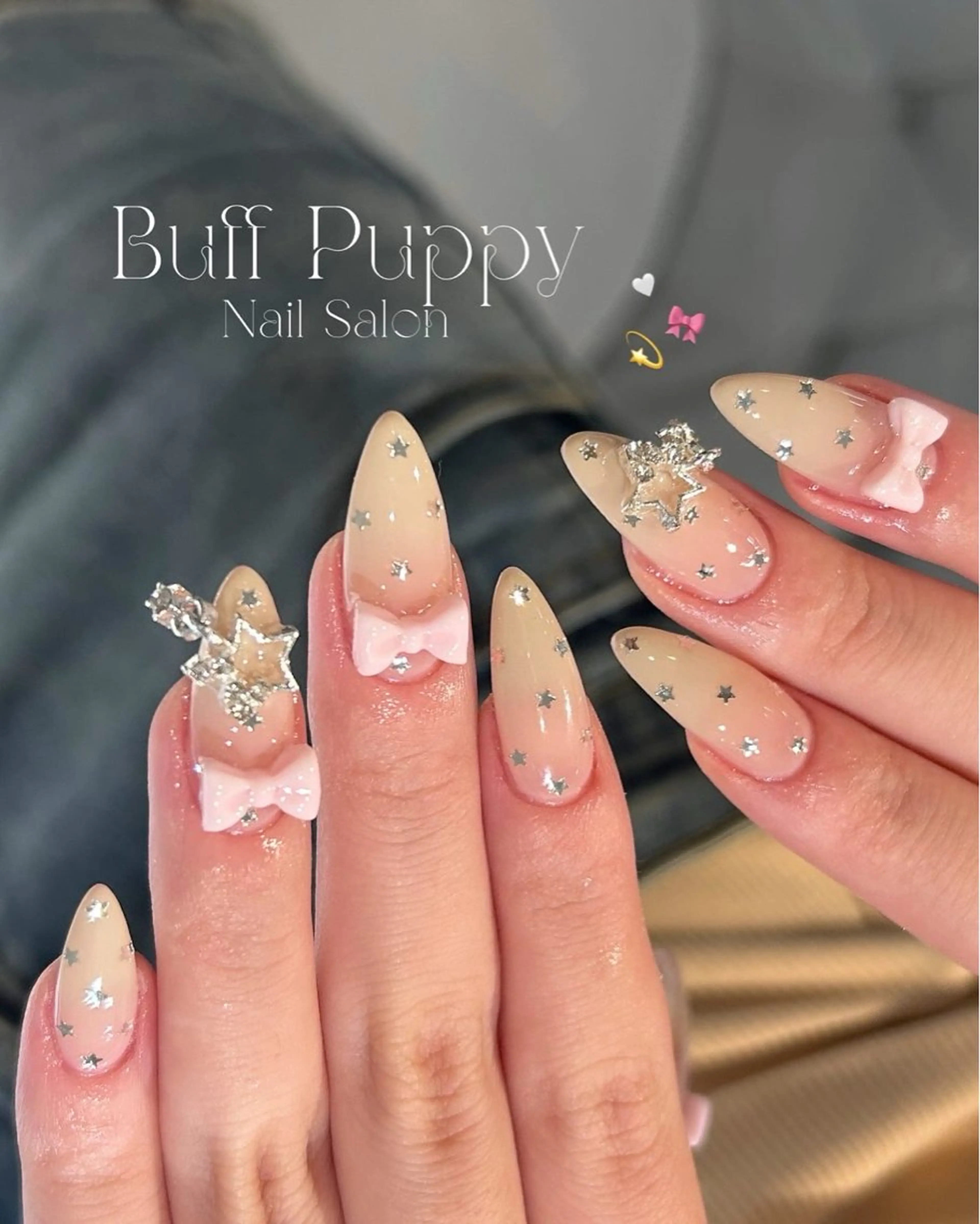 【gel💫】【‎🩵オフあり】Buff Puppy / 基本パーツ乗せ放題 / デザインネイル🍒の写真