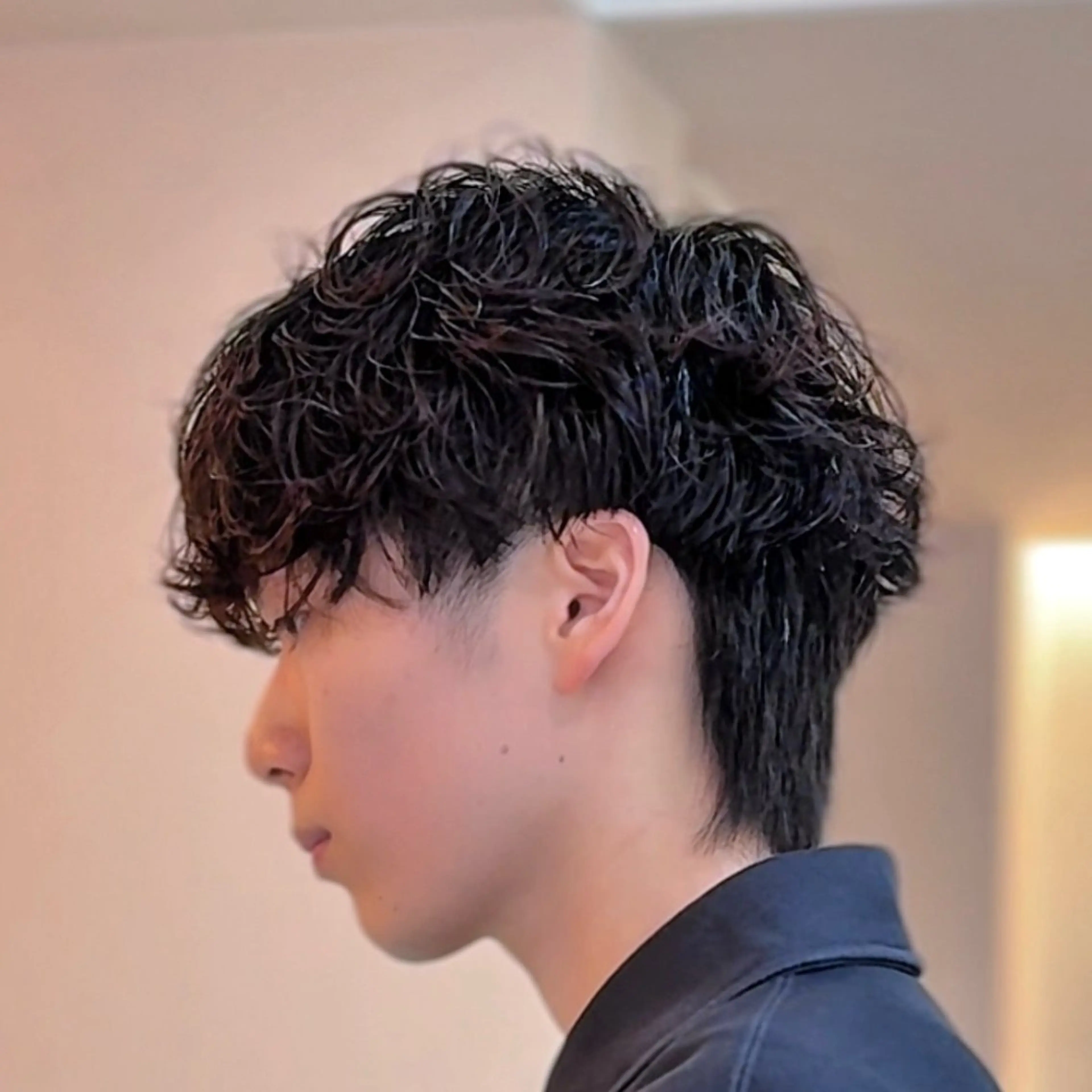 シャドウパーマ＋カットの写真