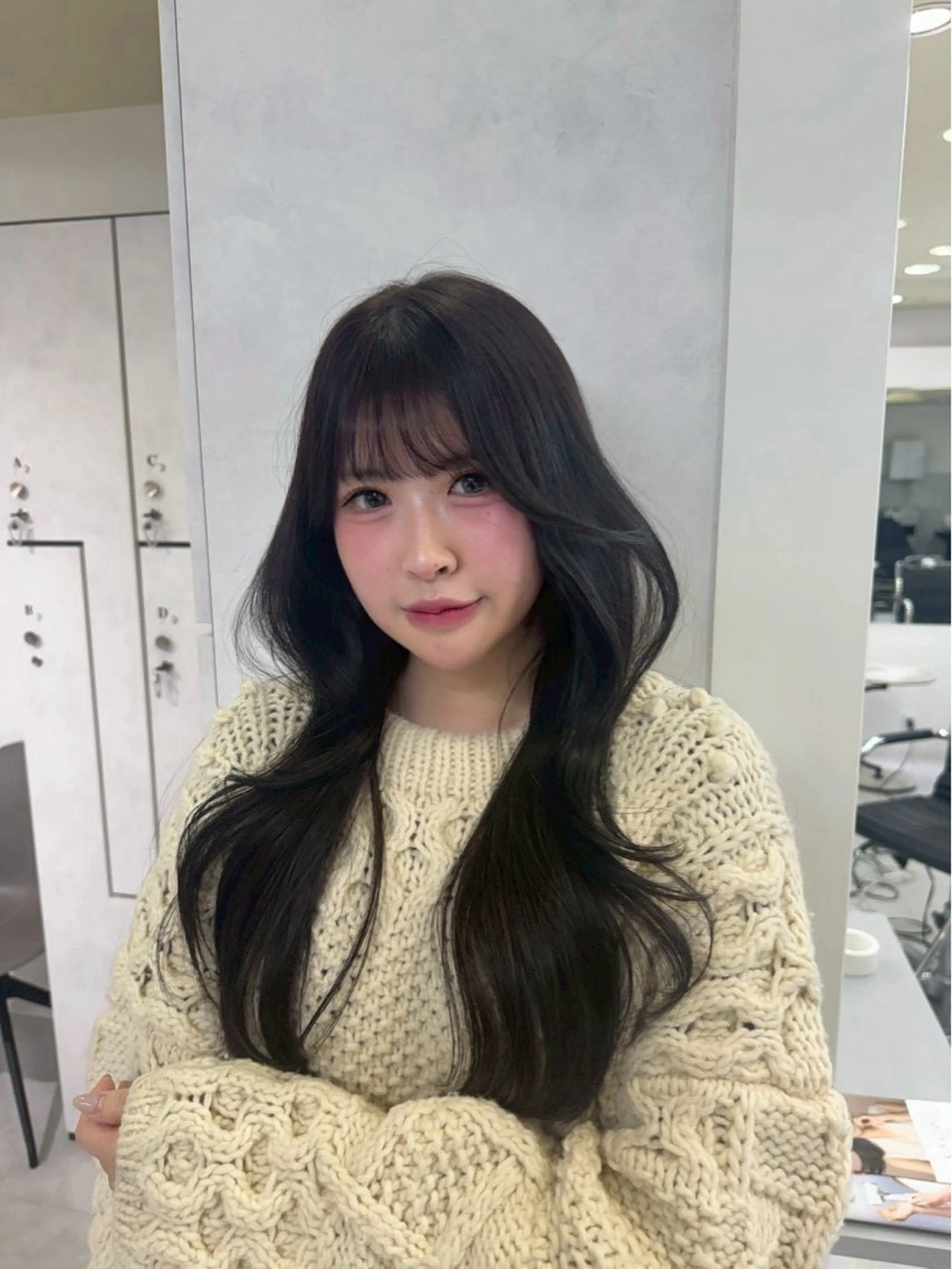 ミディアム カラー ヘアカラー 透明感カラー✨ /YUYAのヘアスタイル