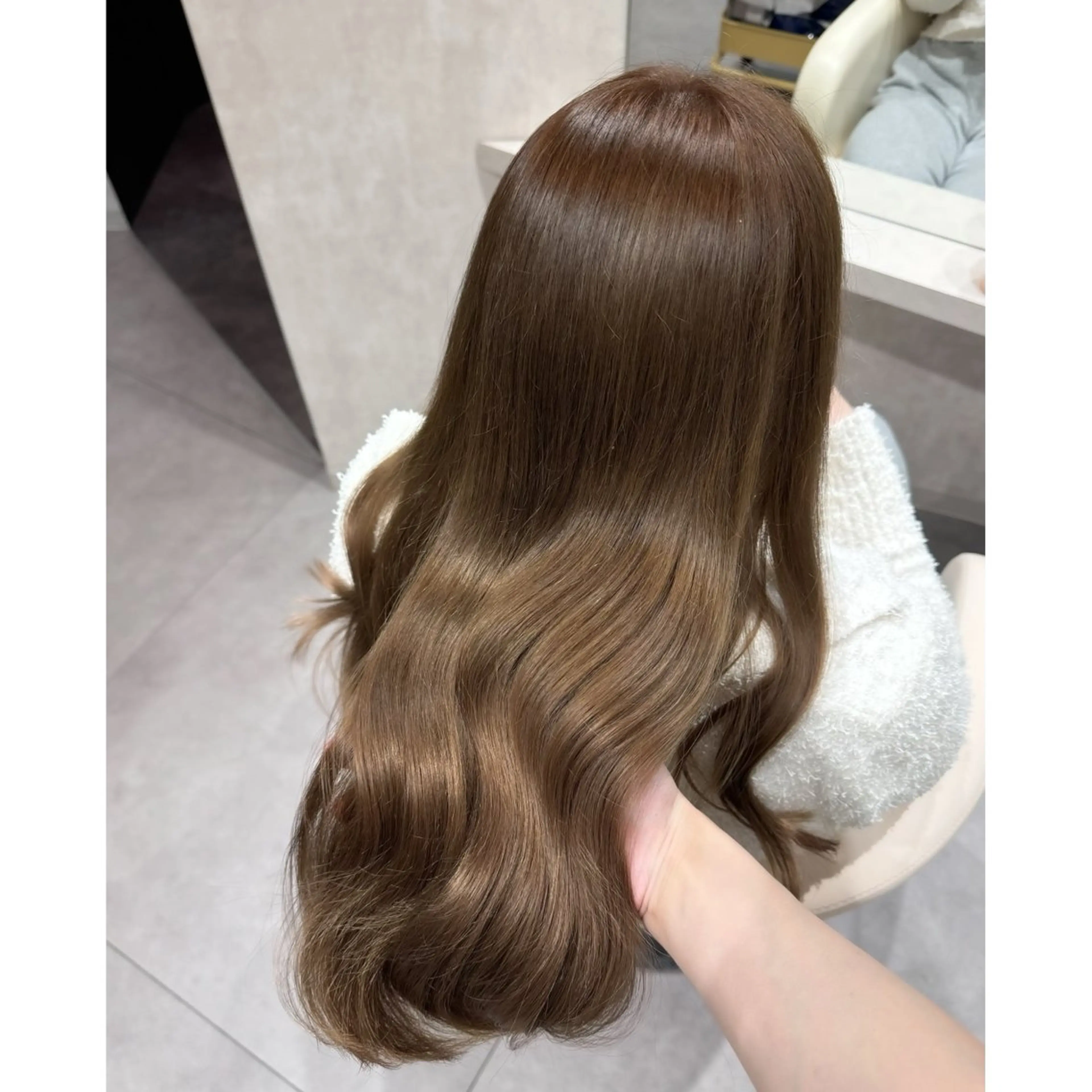 艶カラー（ワンカラー）＋アメイジアトリートメントの写真