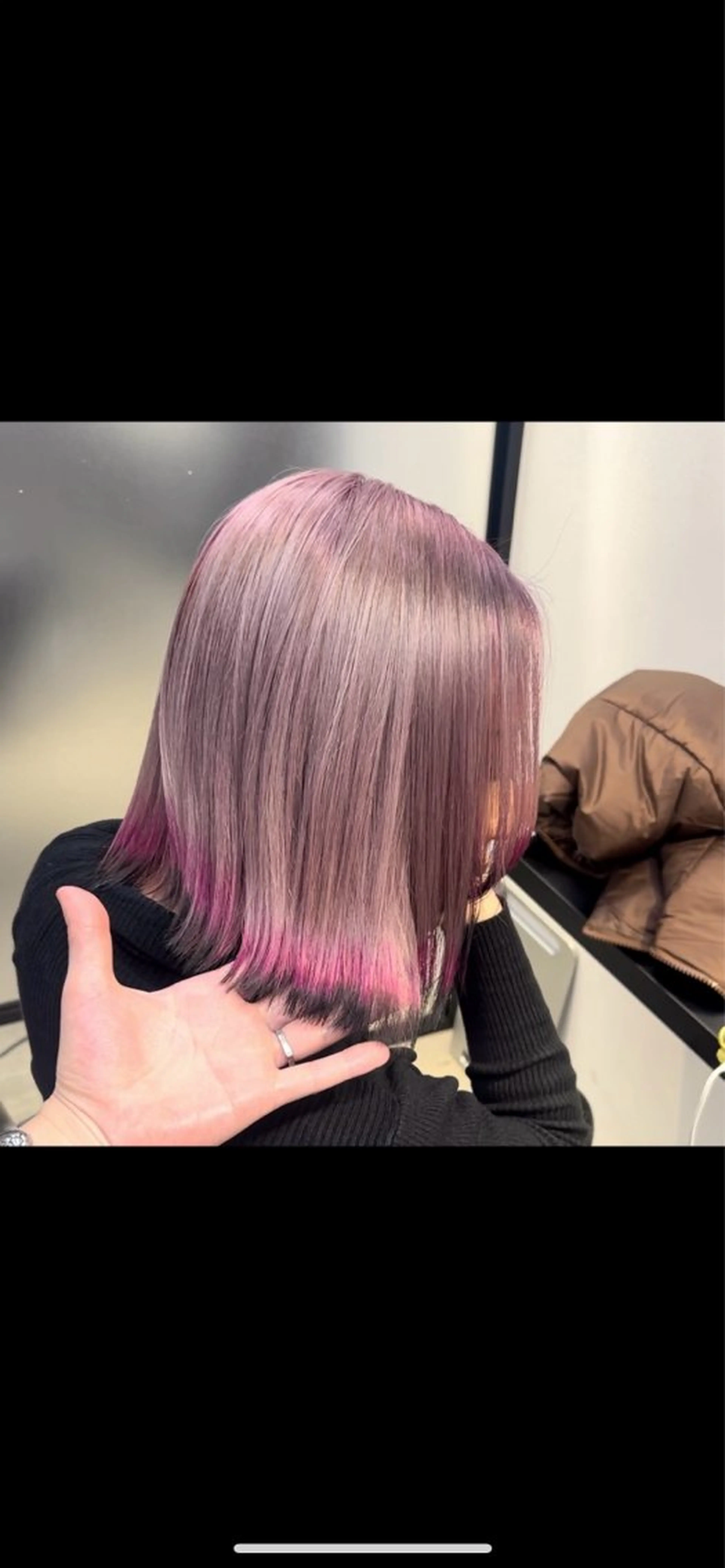 ショート カラー ヘアカラー トリートメント 及川シゲル 髪質改善講師のヘアスタイル