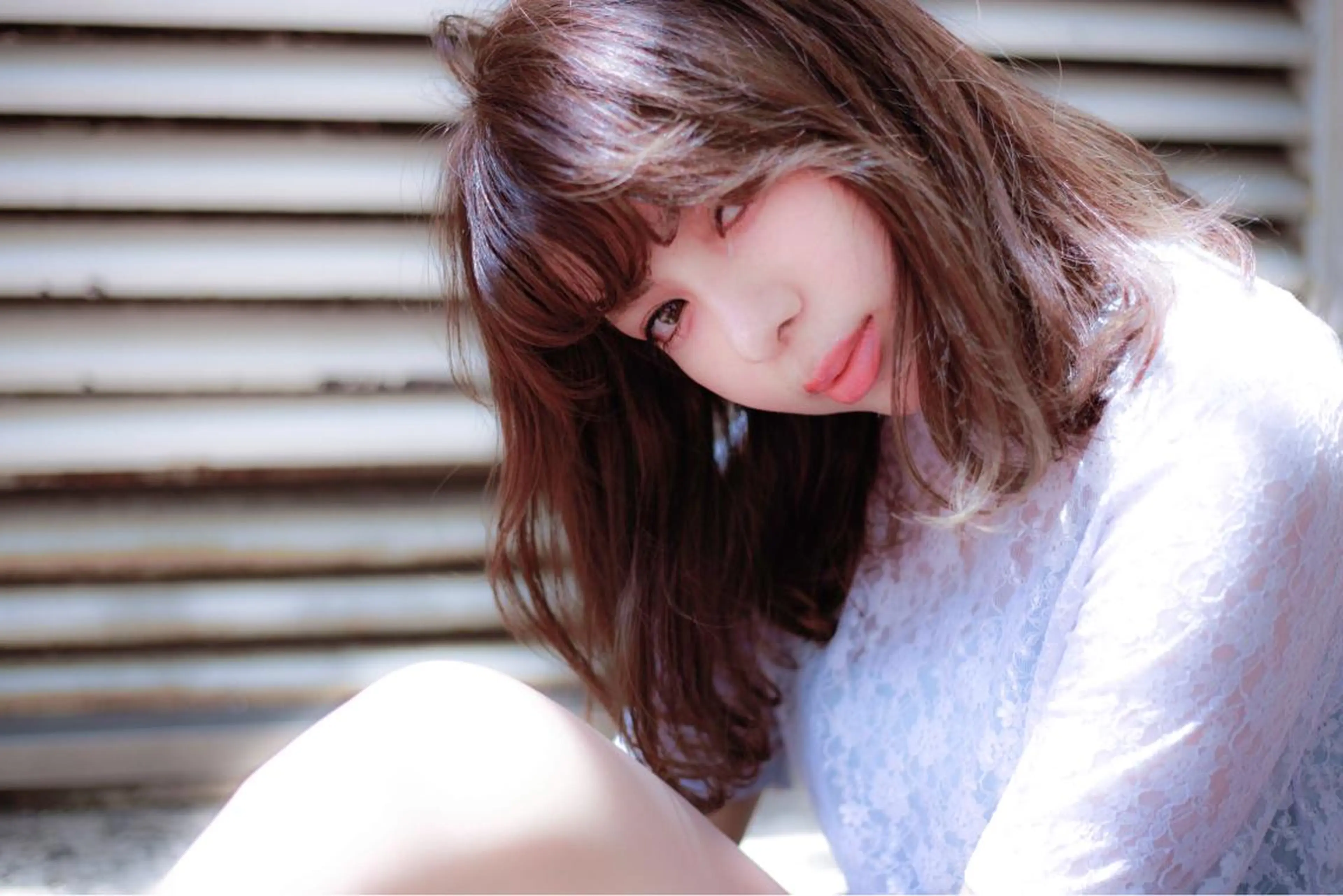ミディアム 永田 崇のヘアスタイル