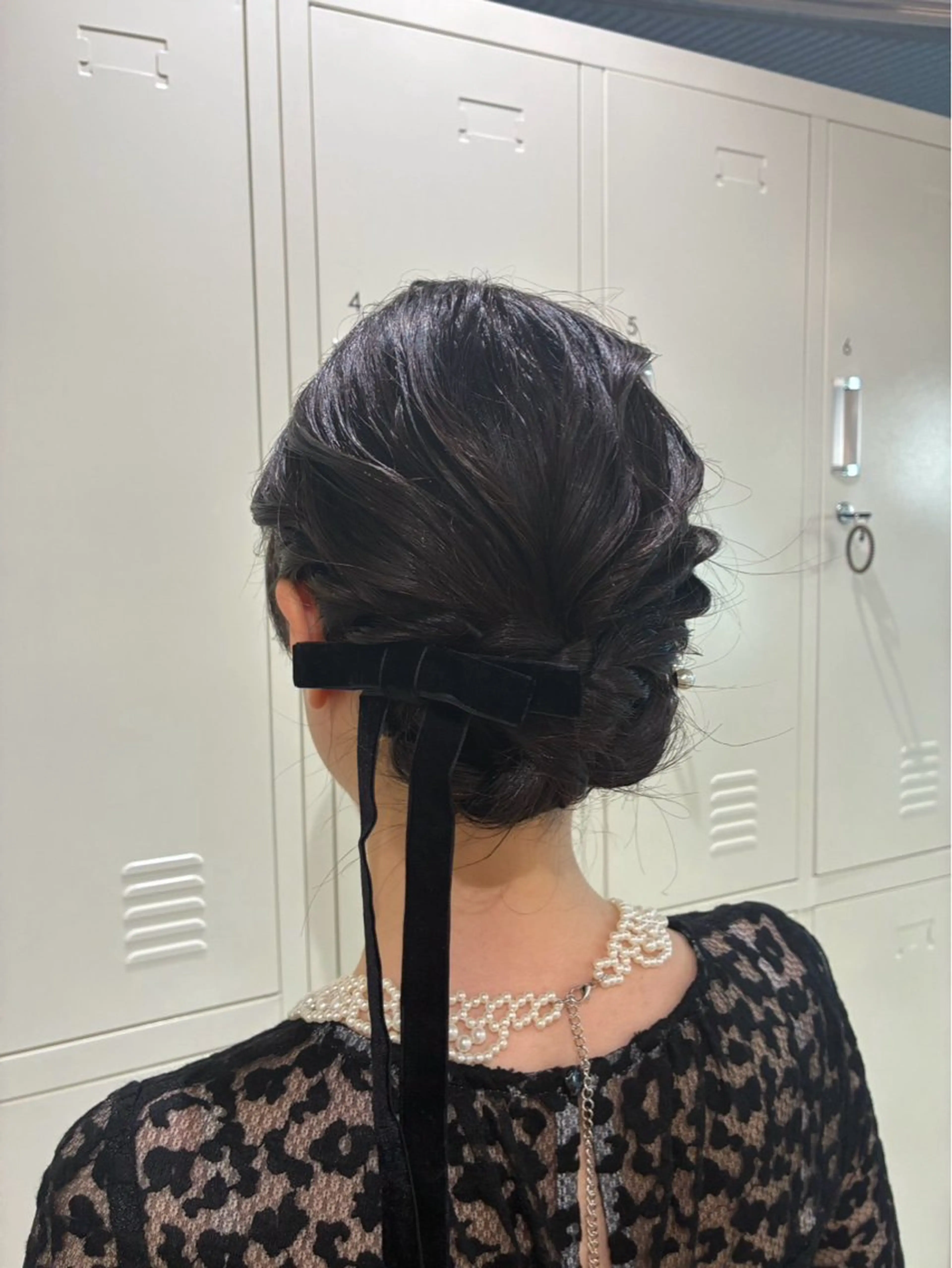 ミディアム ヘアアレンジ いなだ さくらのヘアスタイル